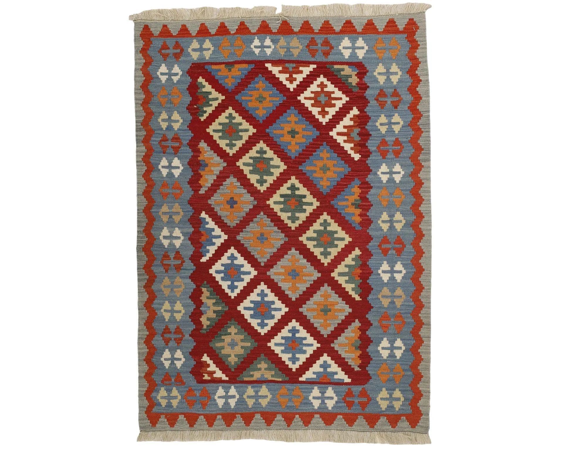 Rezas orientalisk x Kelim matta 122 x 175 cm