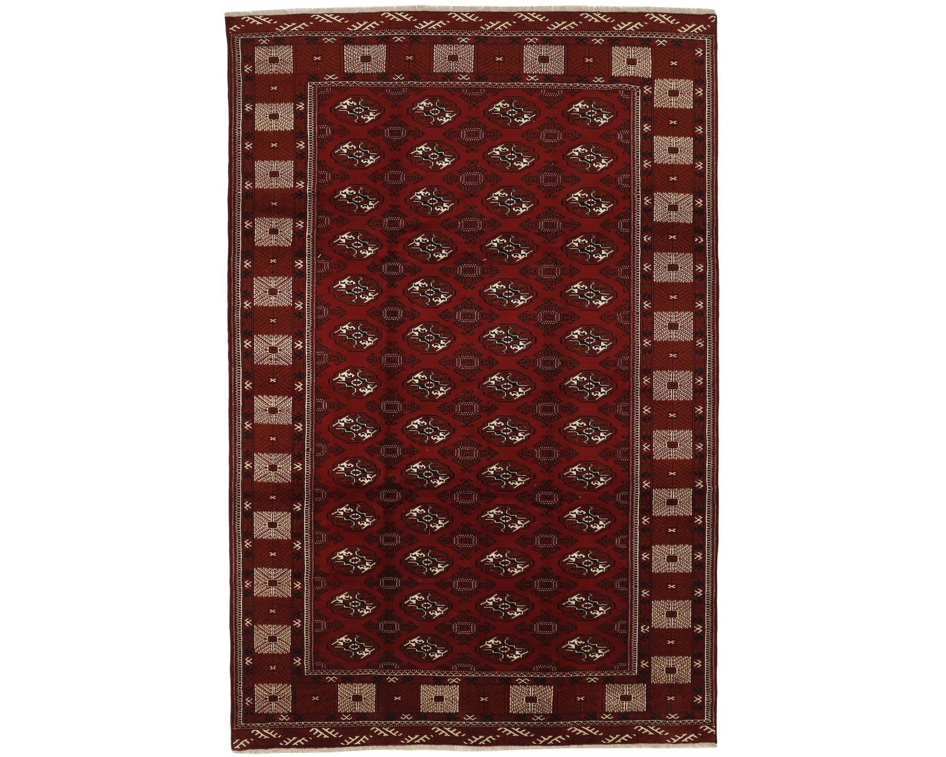 Rezas orientalisk x Torkaman matta 248 x 380 cm