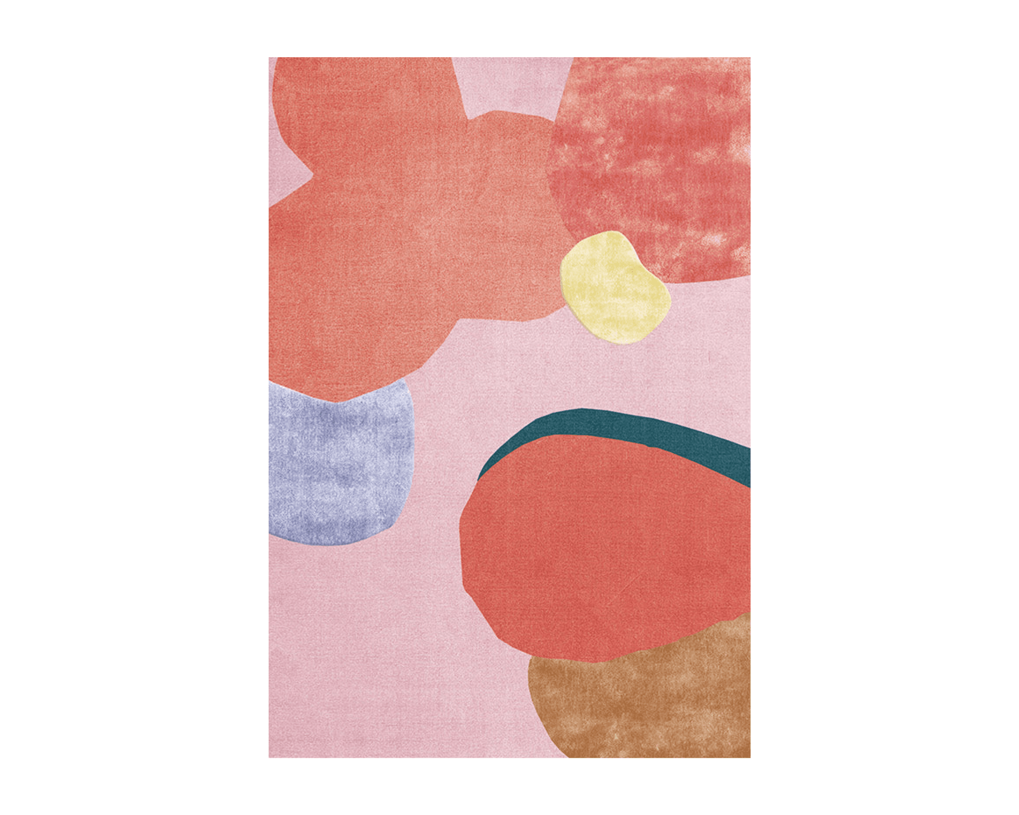 Layered Poppykalas Flower Field matta 180 x 270 cm