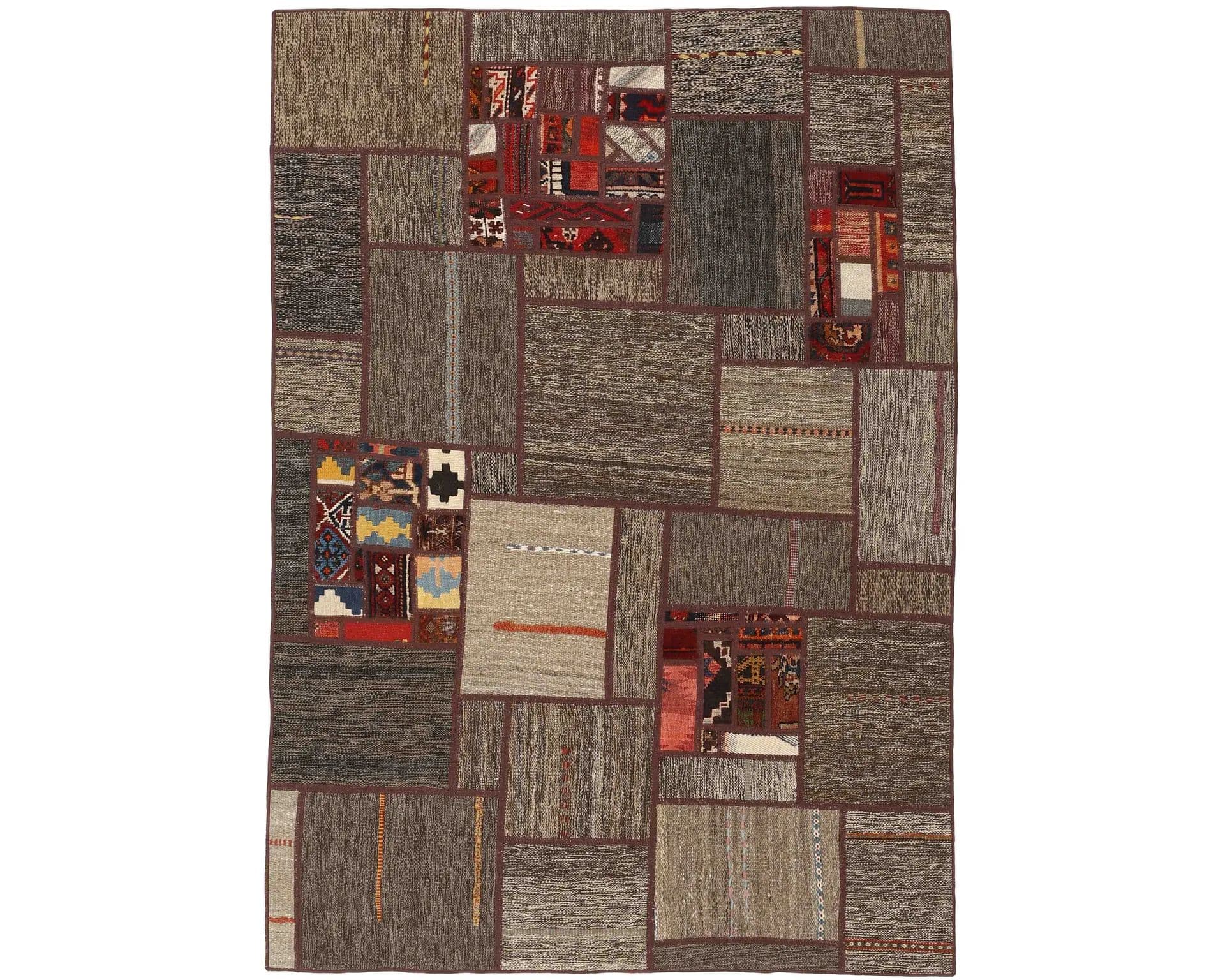 Rezas orientalisk x Tekkeh Kelim matta 140 x 200 cm