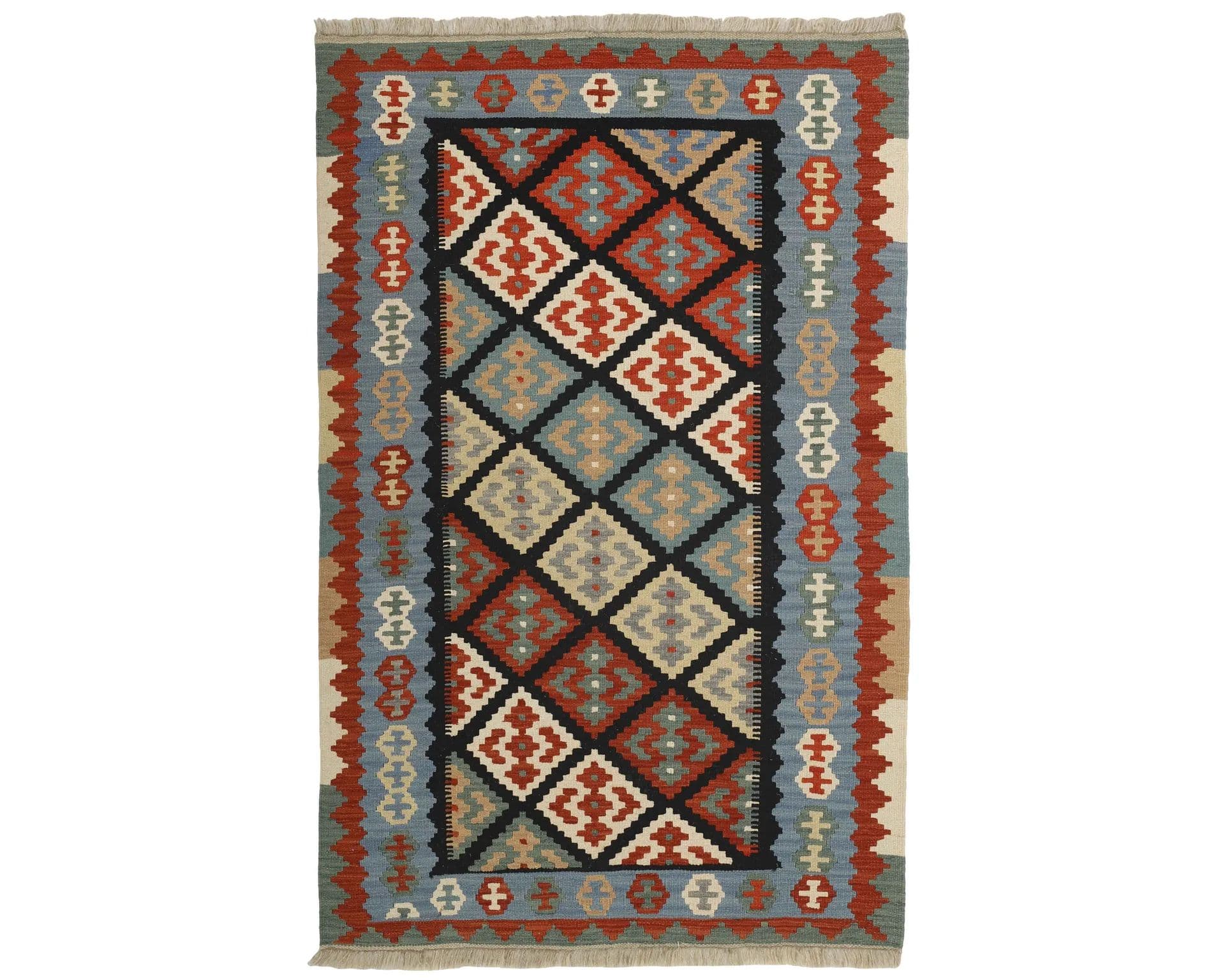 Rezas orientalisk x Kelim matta 121 x 185 cm