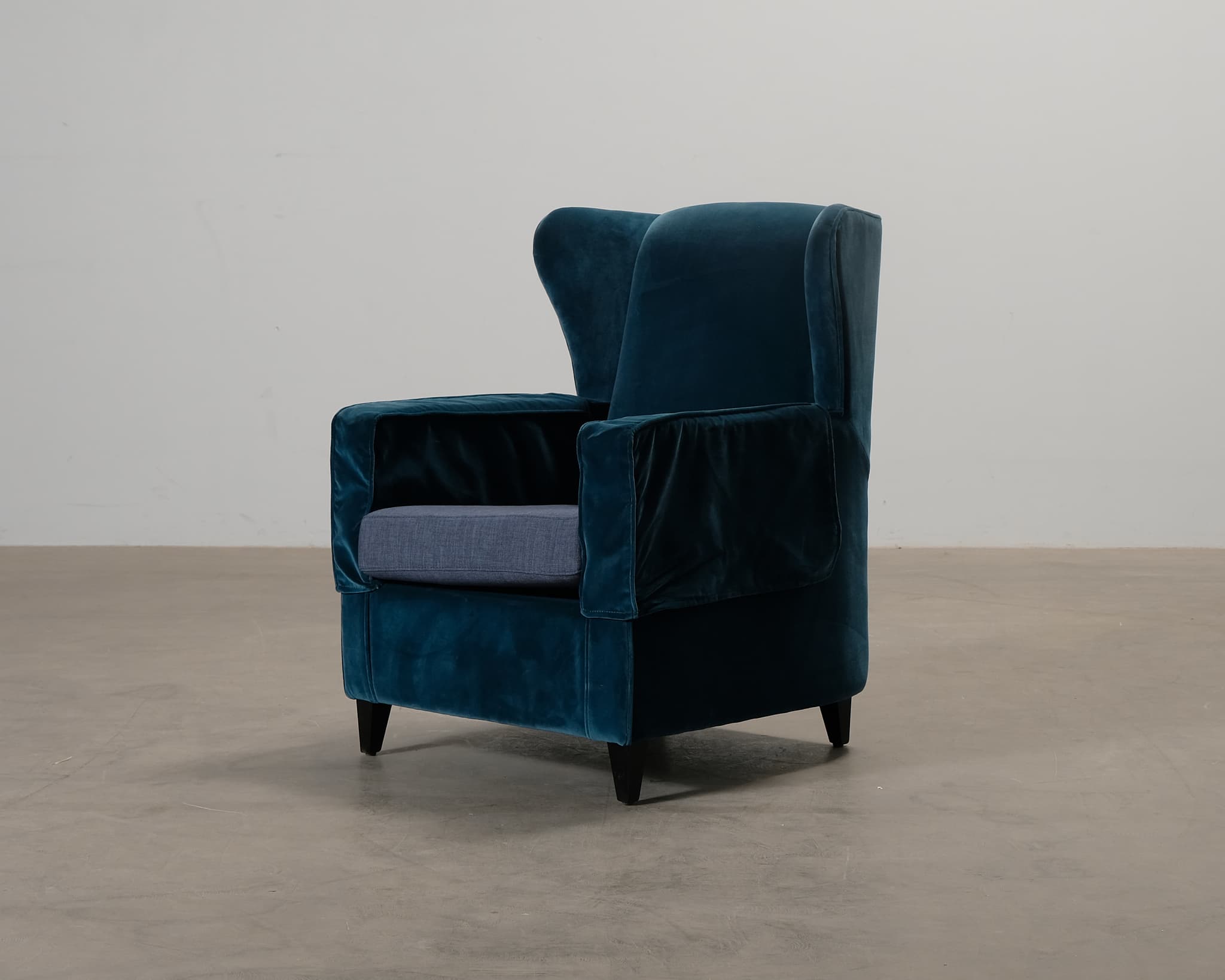 Fåtölj petrolblå