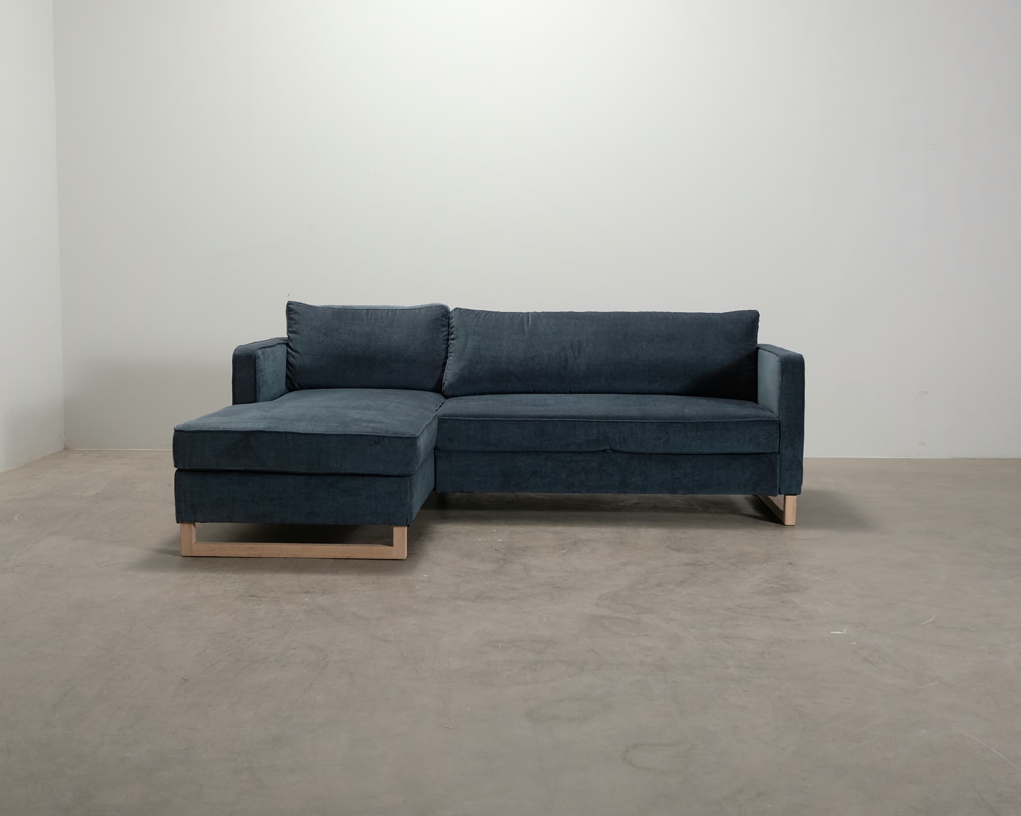 Sofacompany Madison 3-sits bäddsoffa med divan blå
