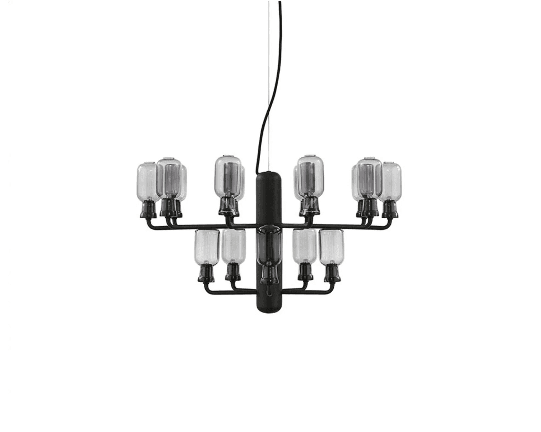 Normann Copenhagen Amp ljuskrona svart