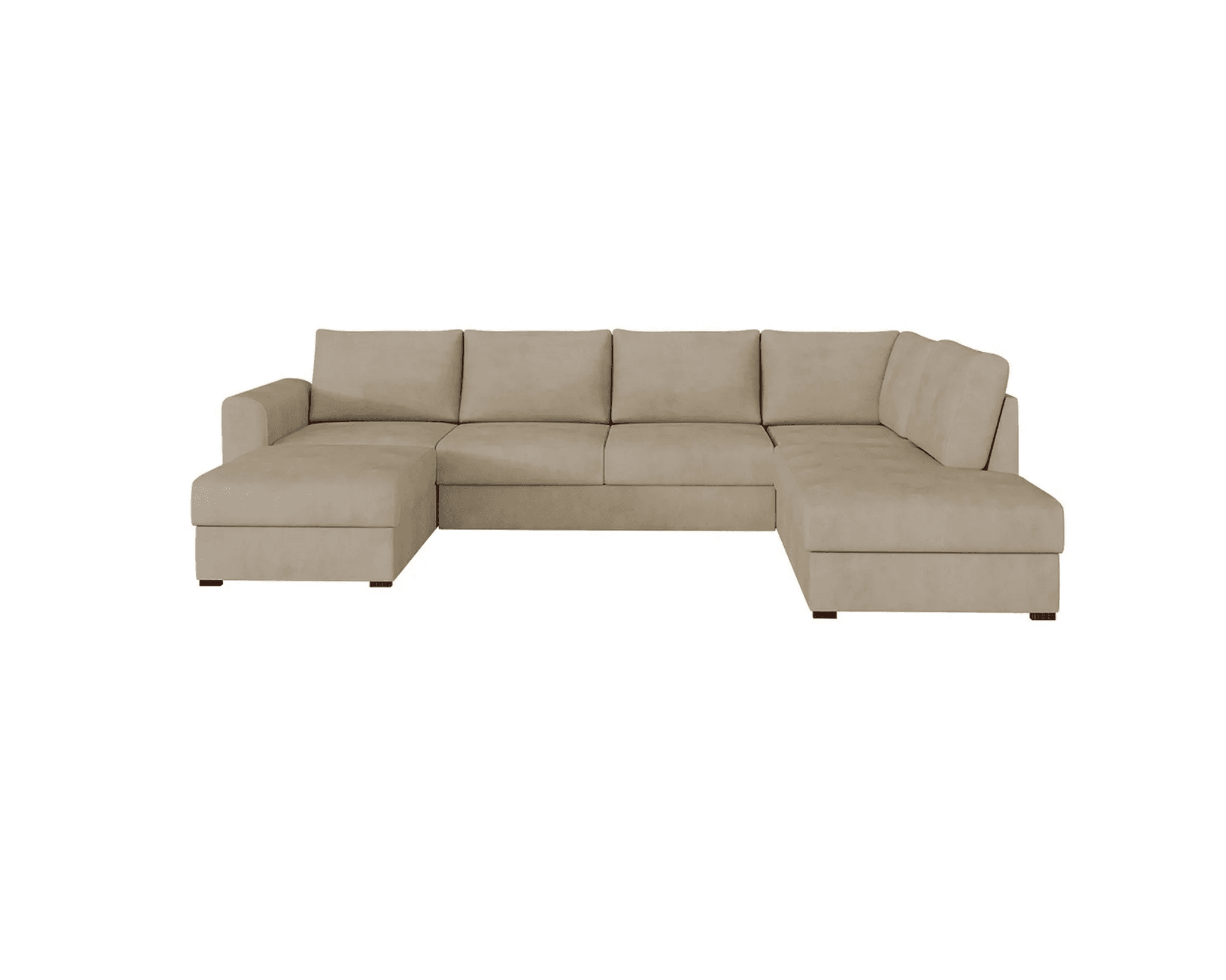 Taberk 4-sitsig U-bäddsoffa beige