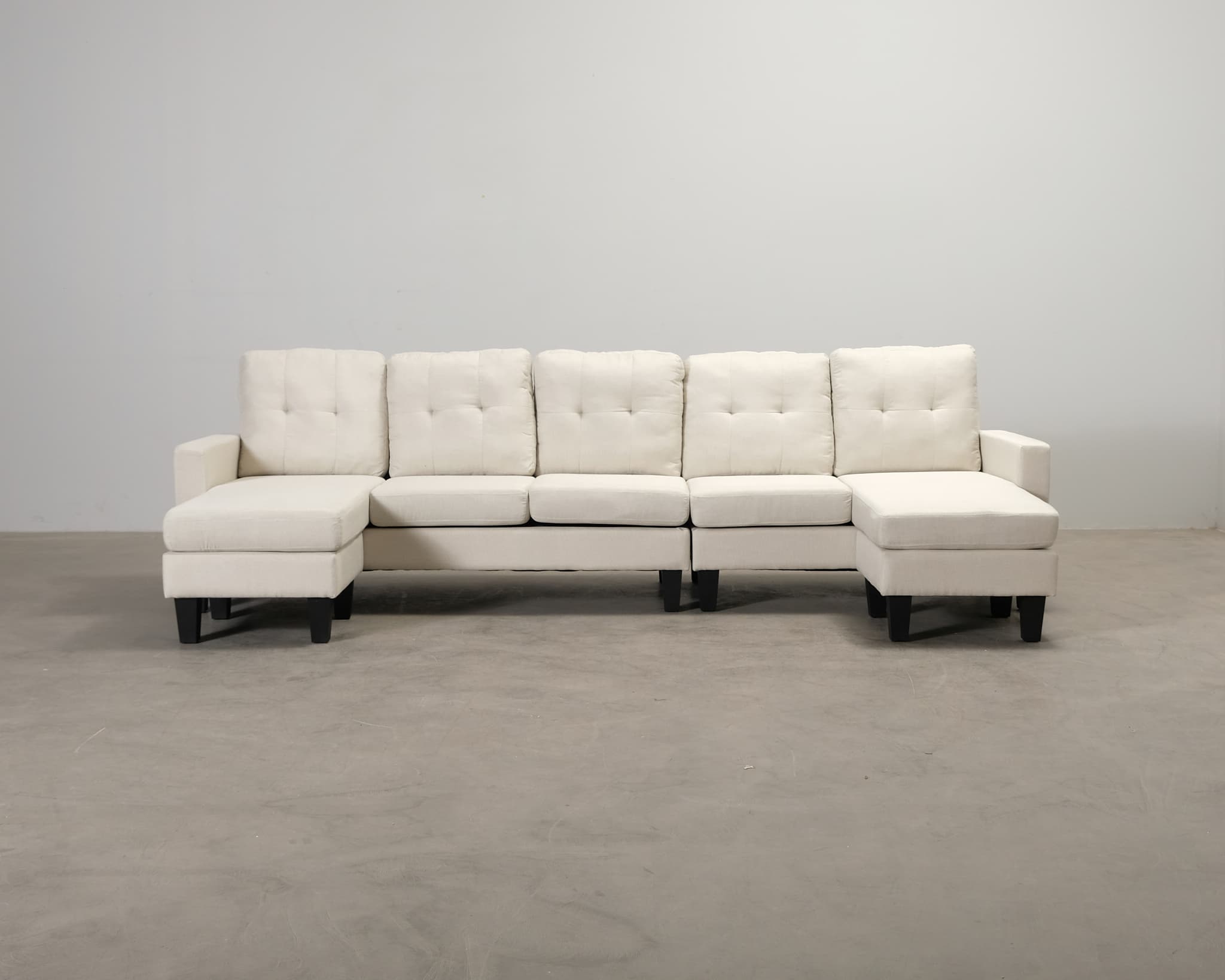 Vislanda 5-sits soffa beige