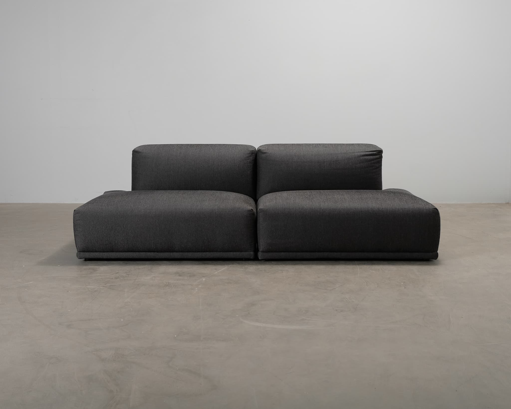 Muuto Connect 3-sits modulsoffa mörkgrå