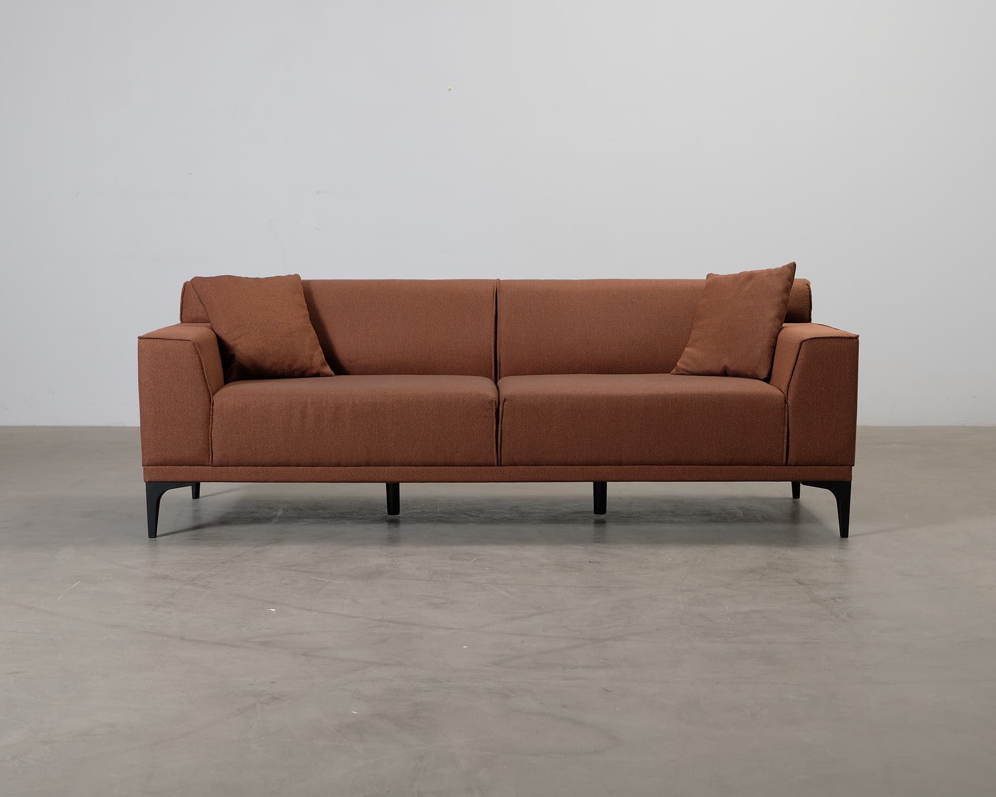 Smithton 3-sits soffa orangebrun