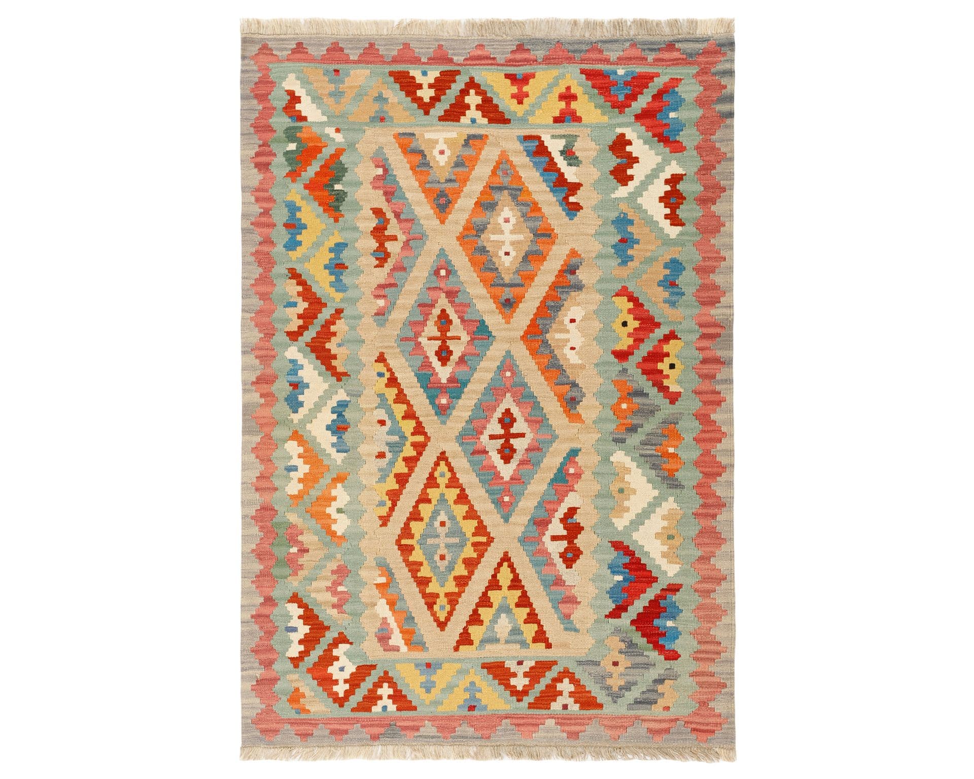 Rezas orientalisk x Kelim matta 121 x 177 cm