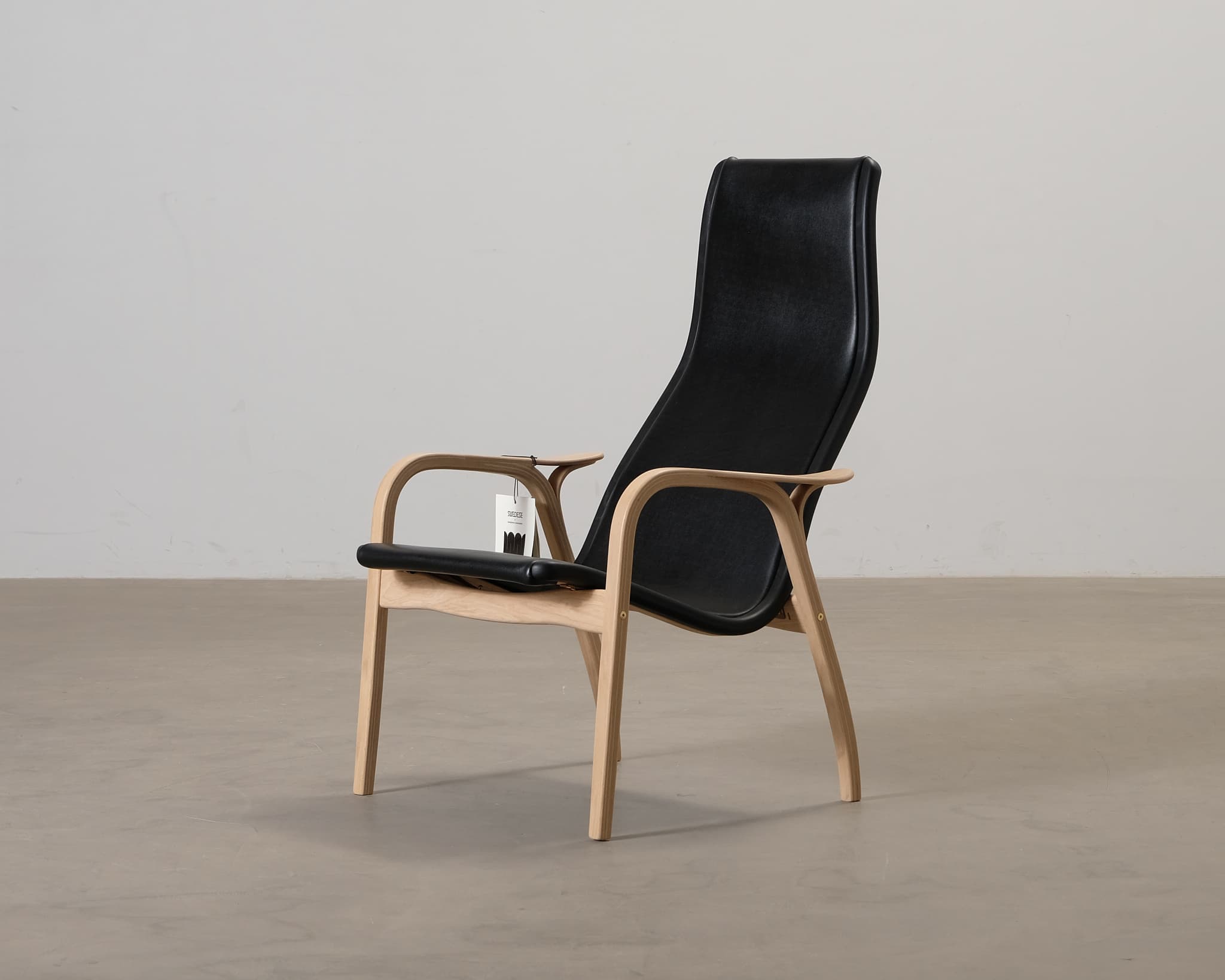 Swedese Lamino Duality Limited Edition fåtölj svart läder