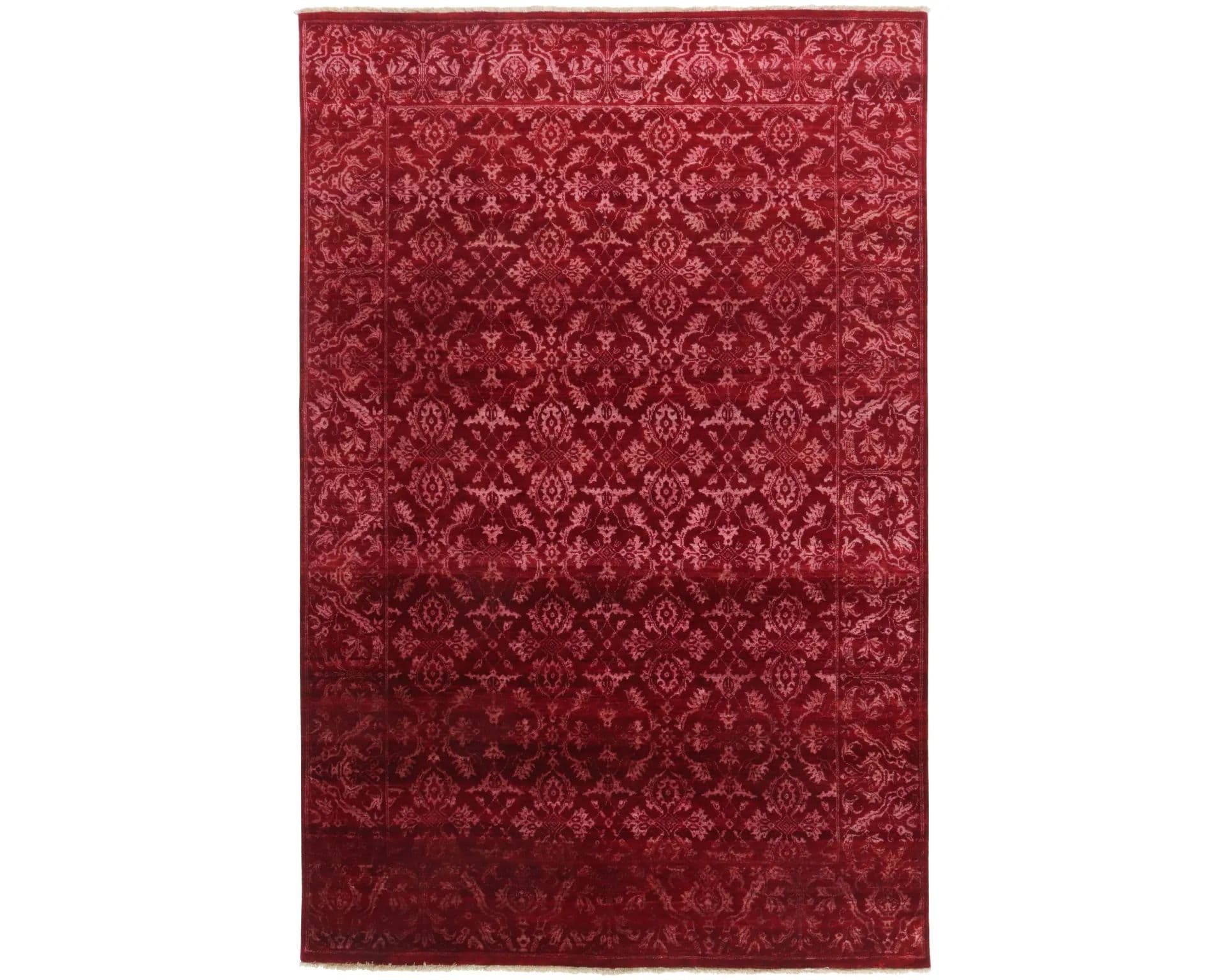 Rezas orientalisk x Damask matta röd 197 x 297 cm