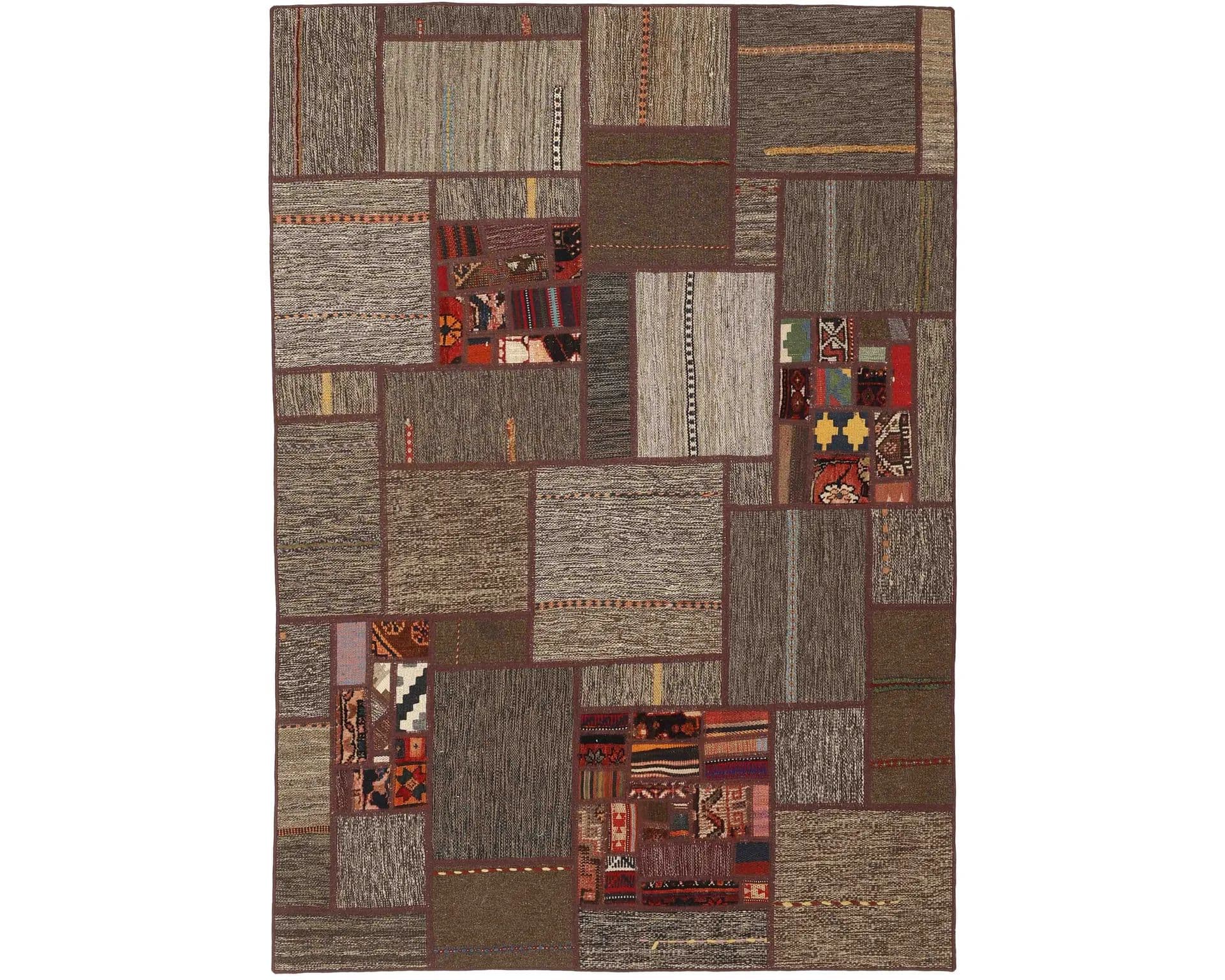 Rezas orientalisk x Tekkeh Kelim matta 140 x 200 cm