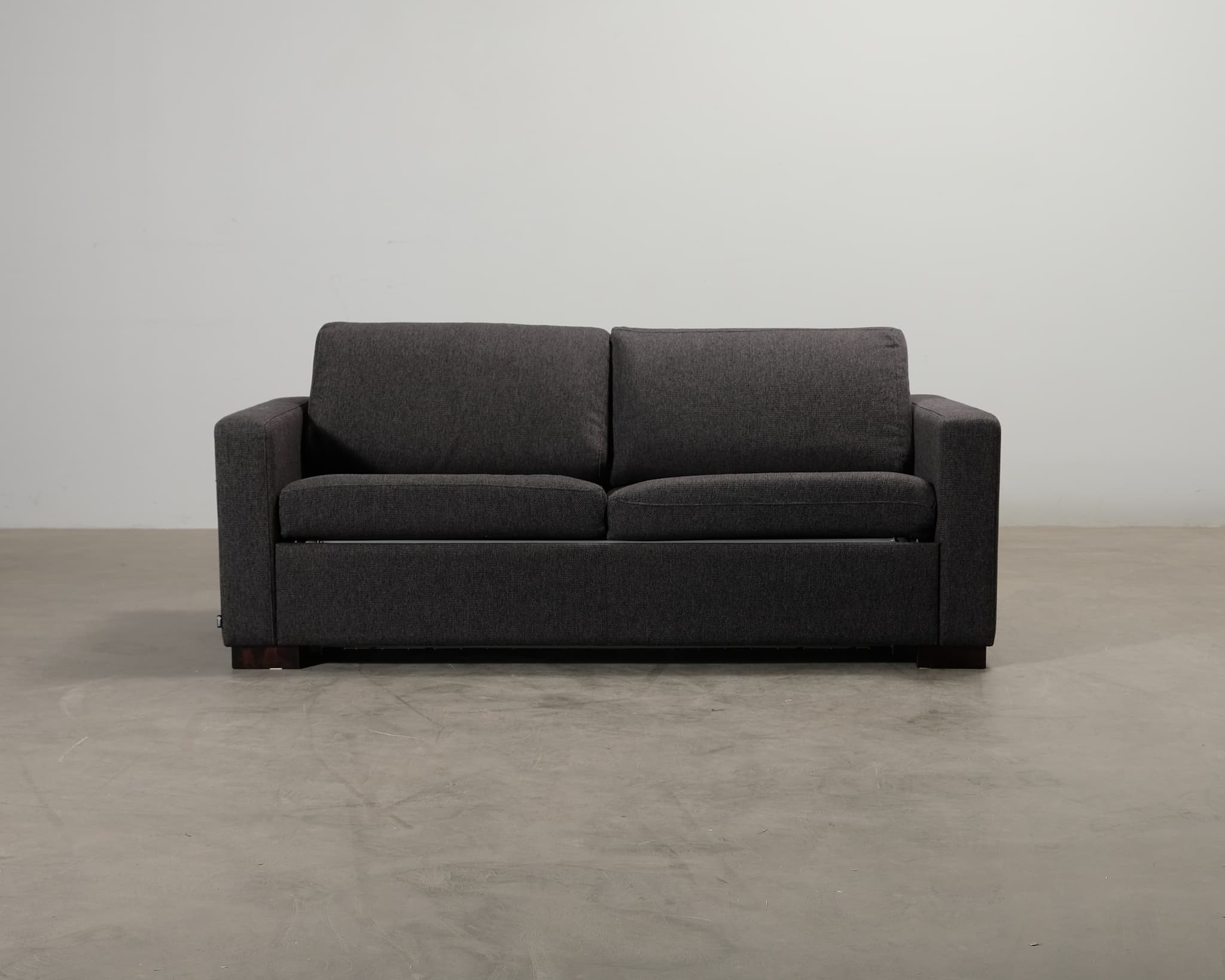 2-sits bäddsoffa mörkgrå