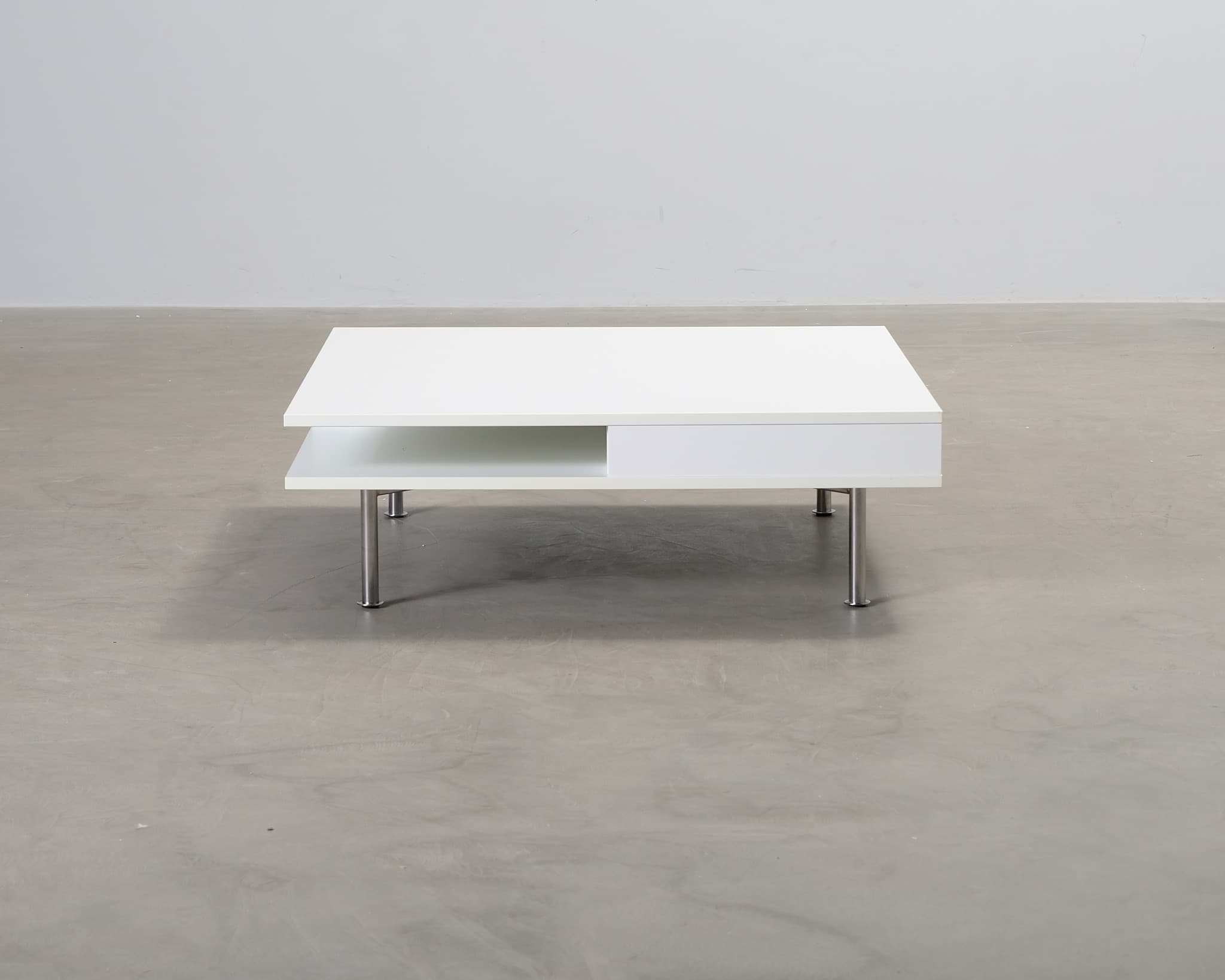 Soffbord vit 95 x 95 cm