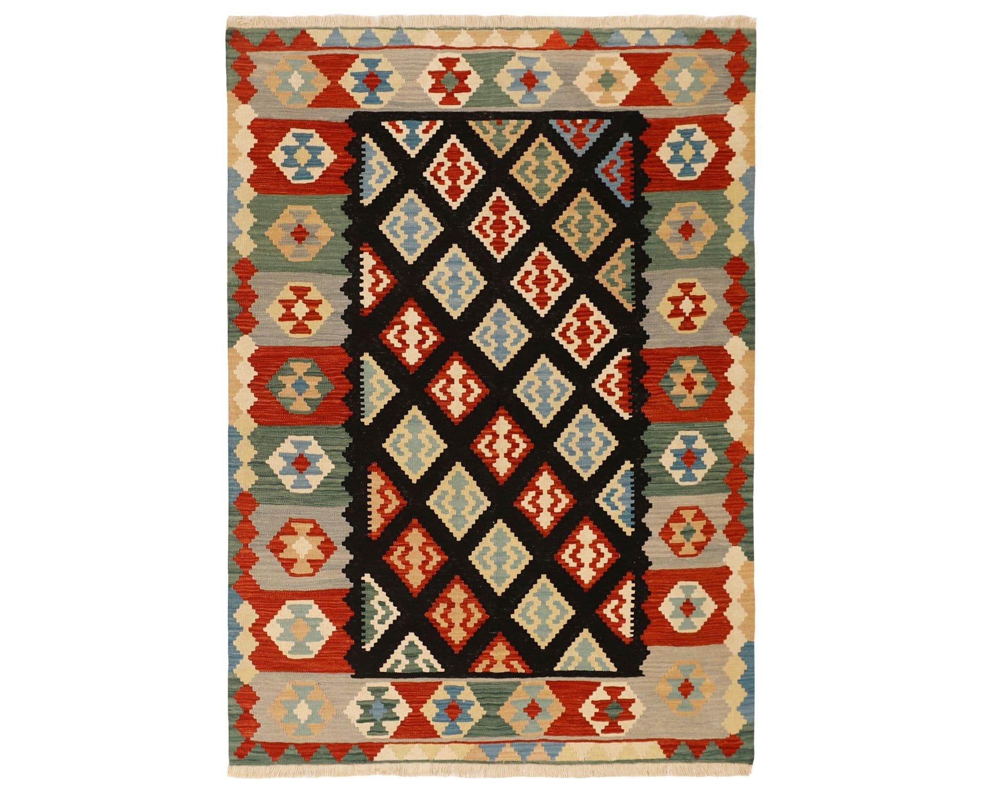 Rezas orientalisk x Kelim matta 174 x 240 cm