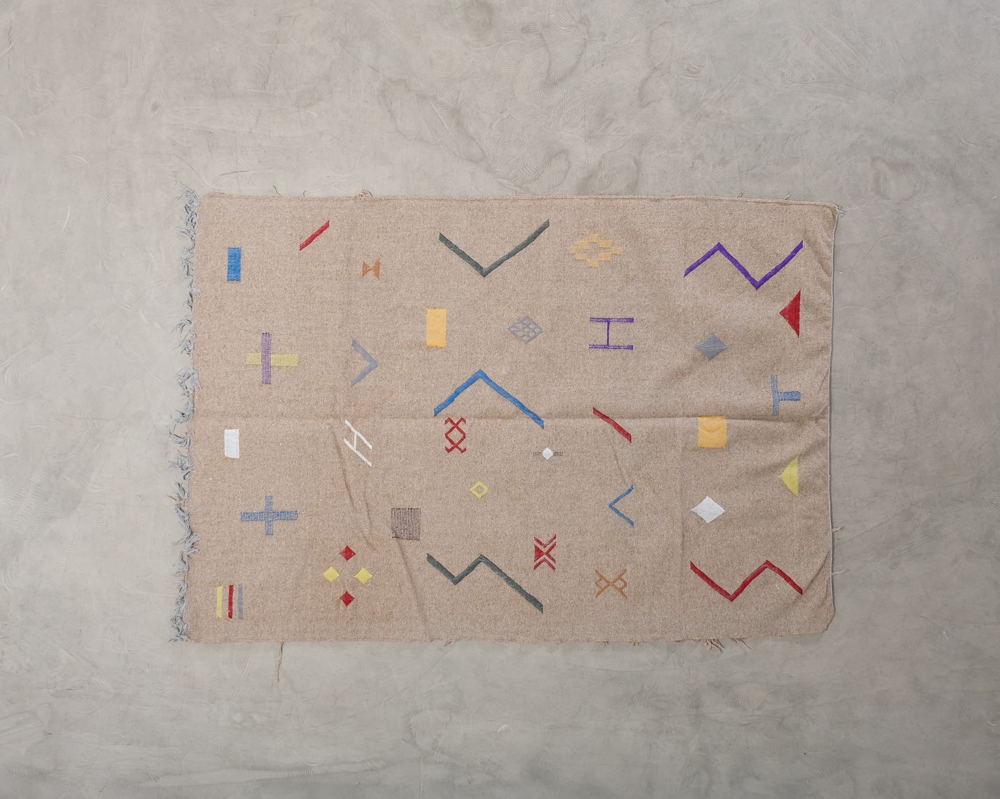 Berbermatta beige 225 x 150 cm