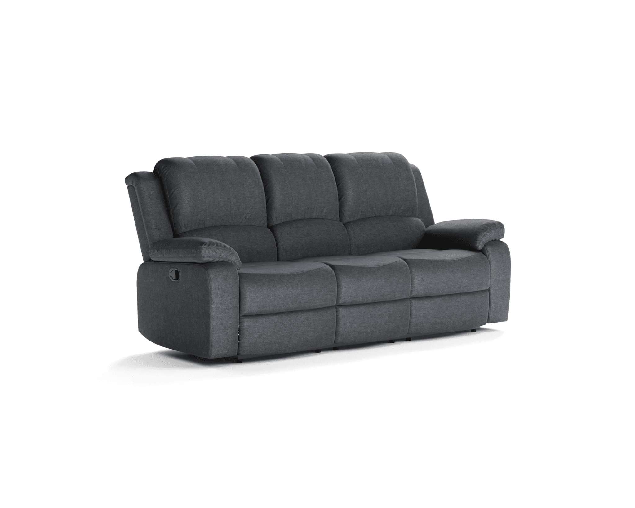 Norbo 3-sits reclinersoffa grå