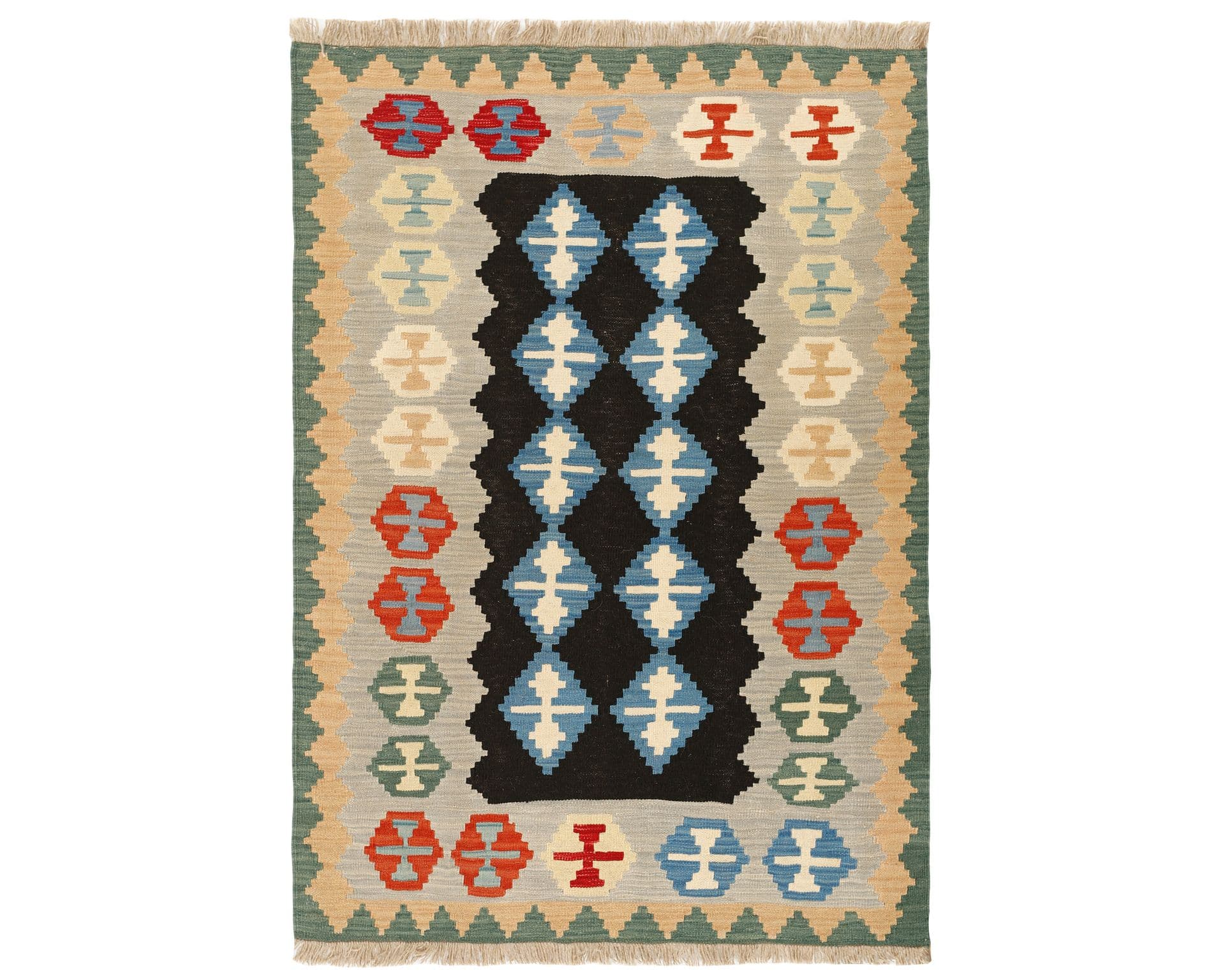 Rezas orientalisk x Kelim matta 125 x 177 cm