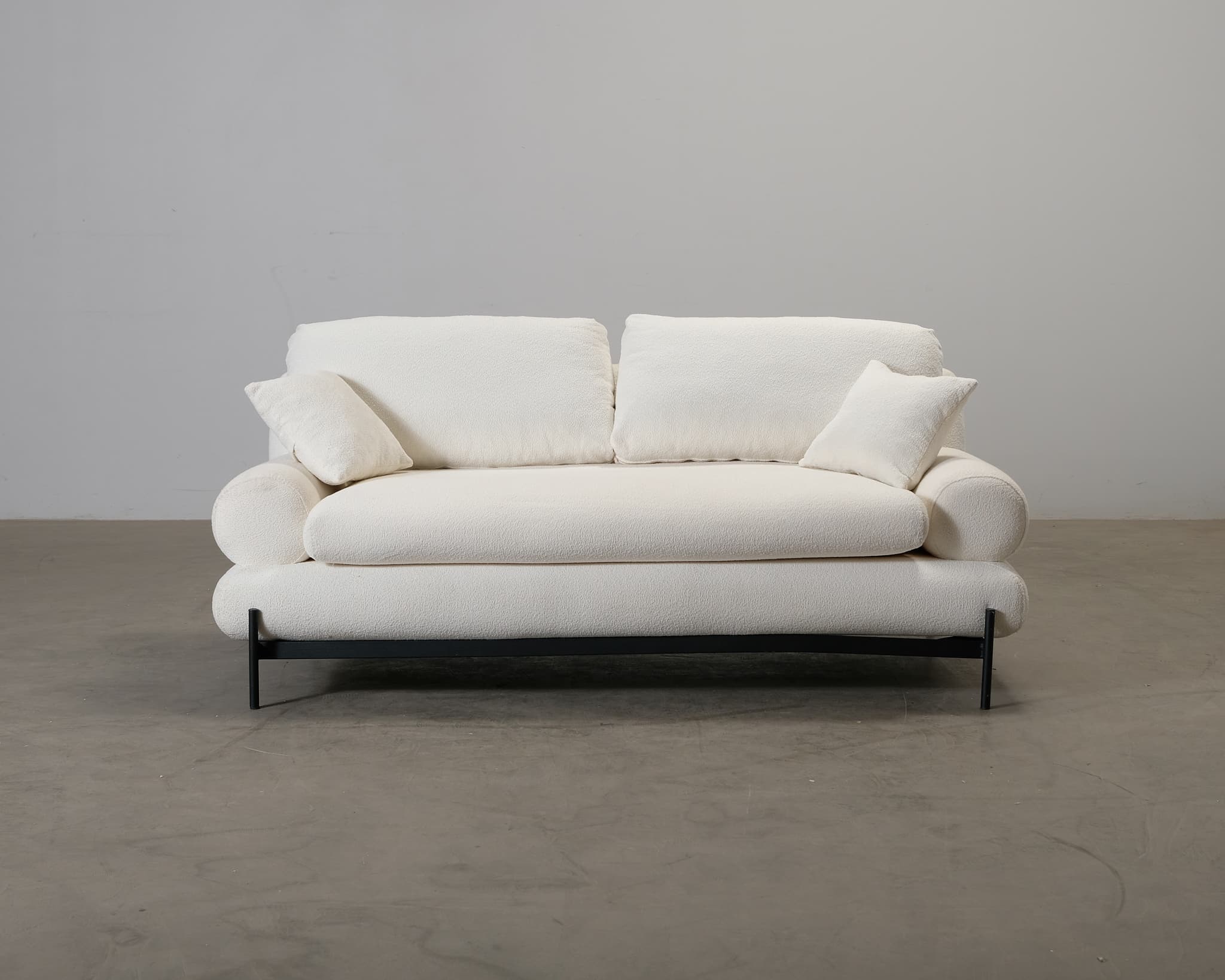 Cassius 2-sits soffa vit
