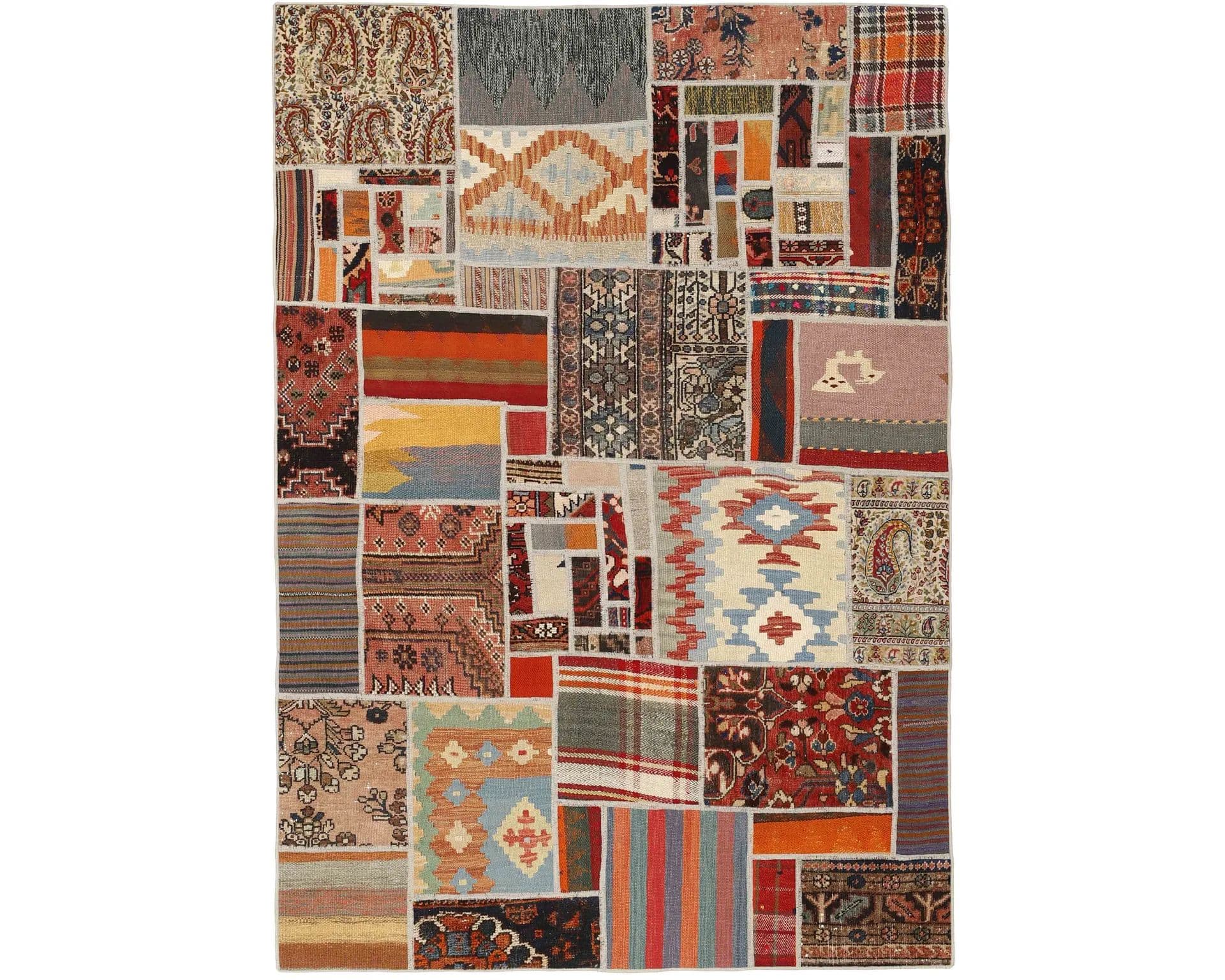 Rezas orientalisk x Tekkeh Kelim matta 140 x 200 cm