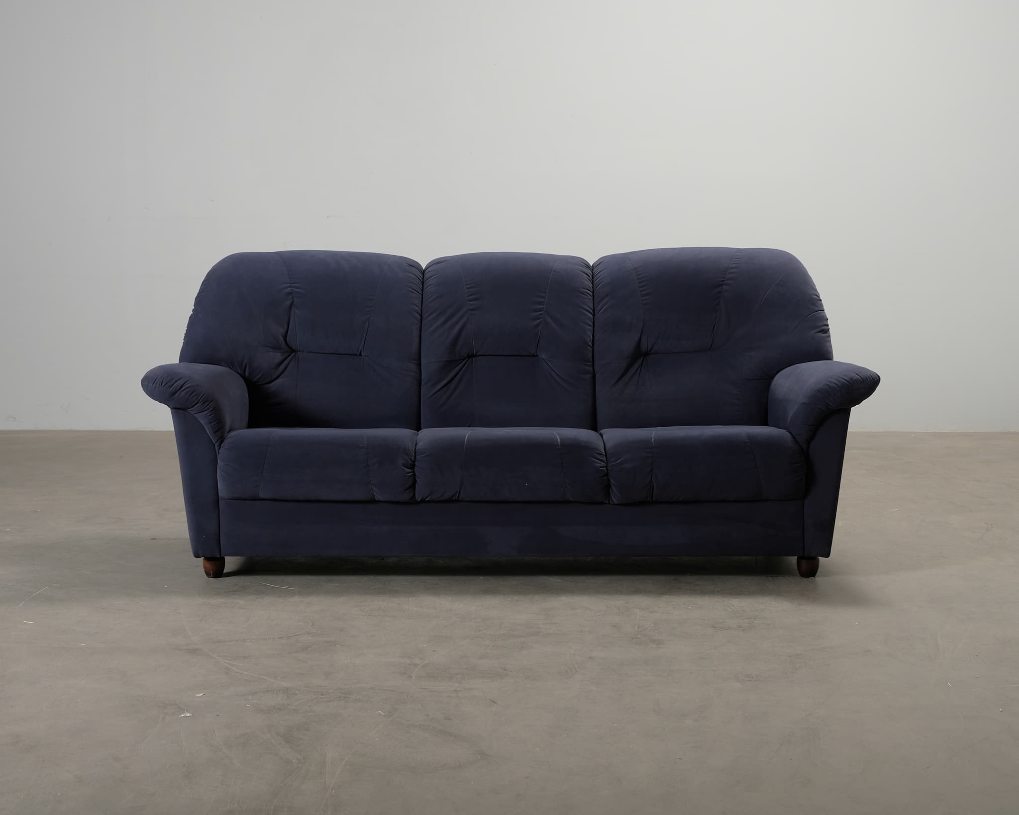 3-sits soffa blå