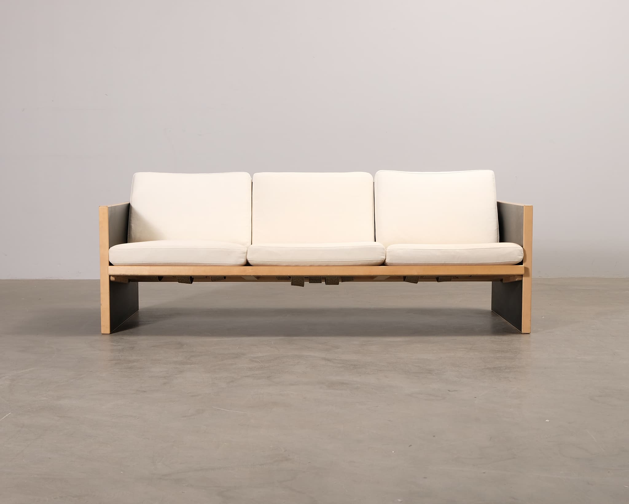 Artek Ben Af Schultén 547A 3-sits soffa vit