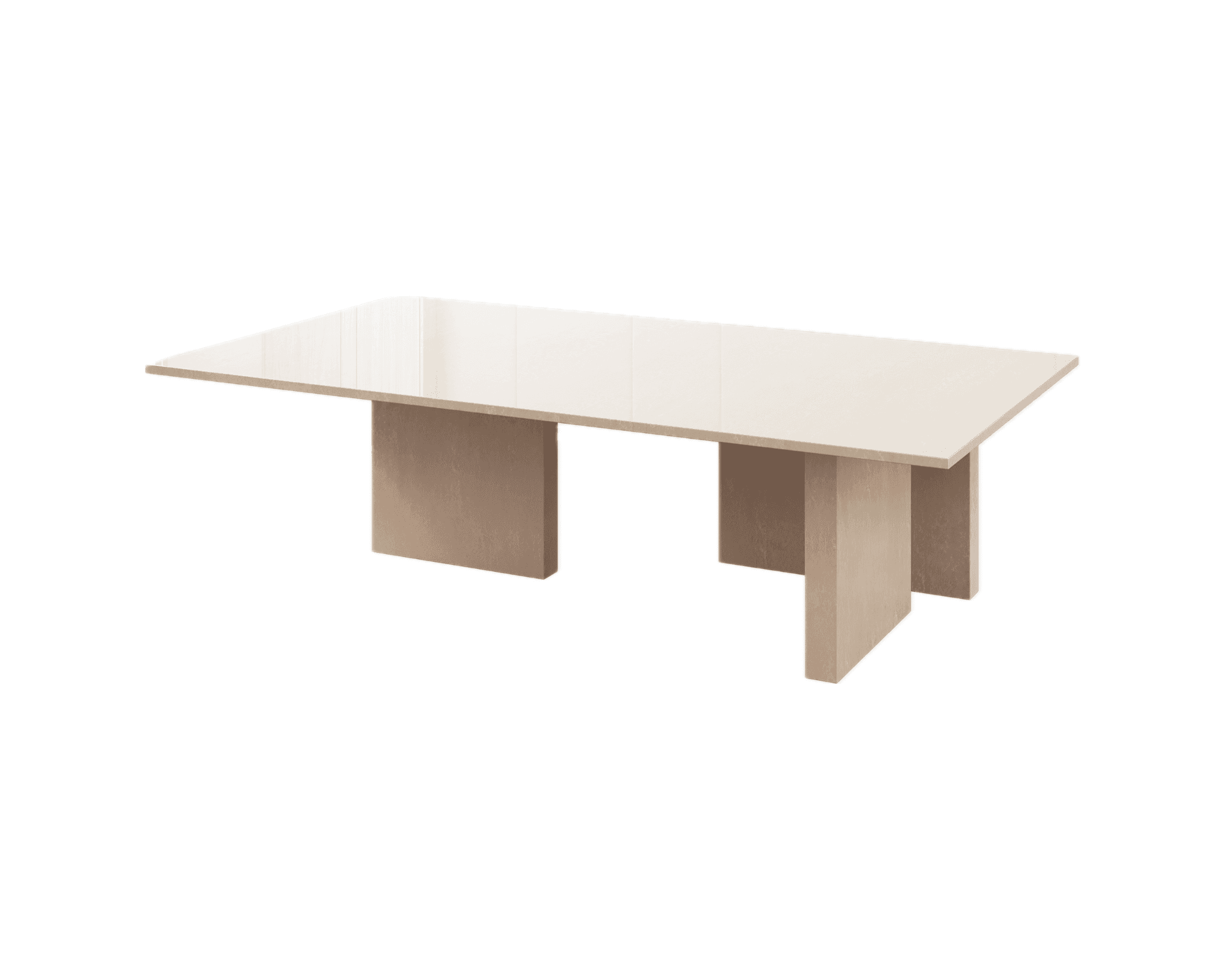 Ruth & Joanna Marmont soffbord beige marmor