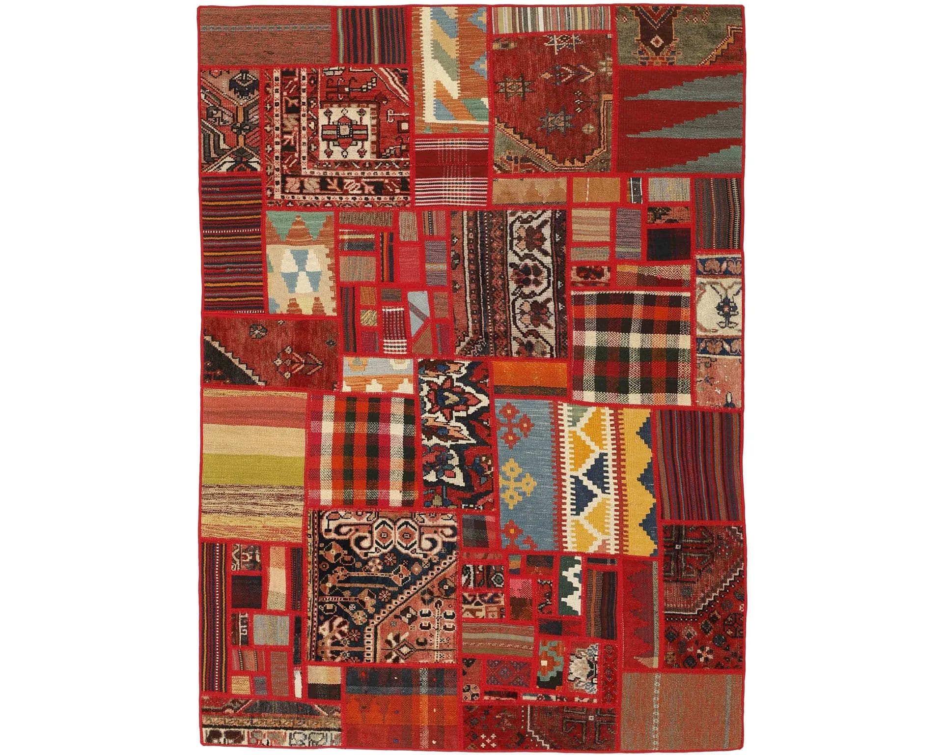 Rezas orientalisk x Tekkeh Kelim matta 140 x 200 cm