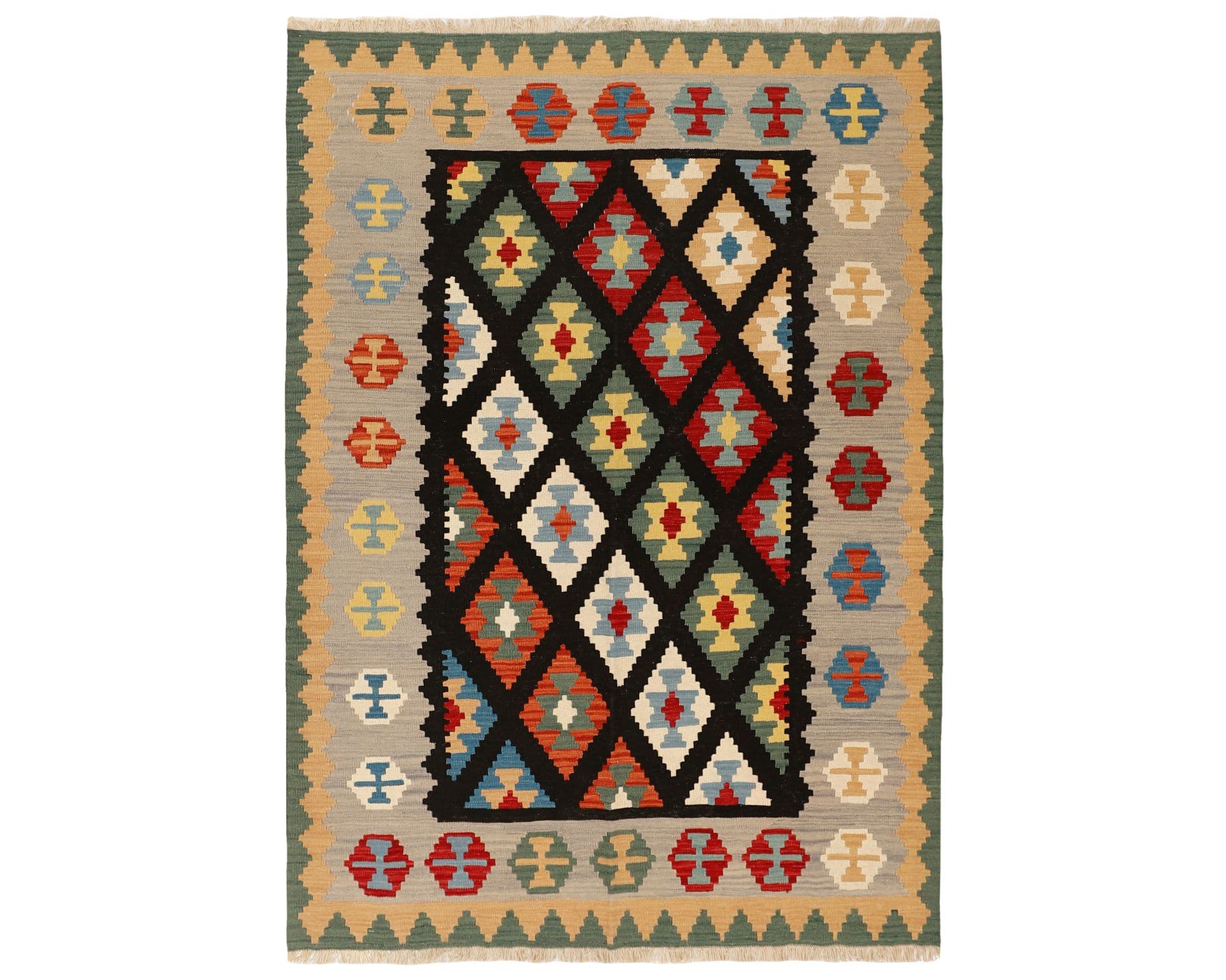 Rezas orientalisk x Kelim matta 173 x 242 cm