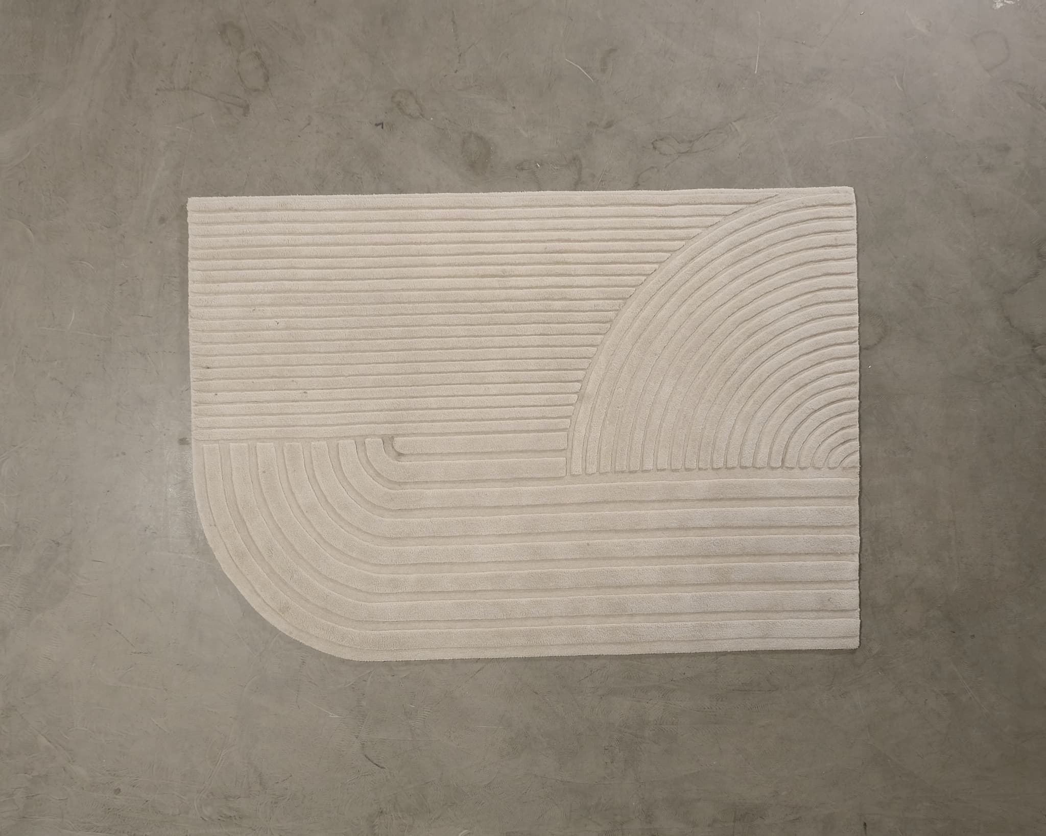 Muuto Relevo ullmatta 170 x 240 cm naturvit