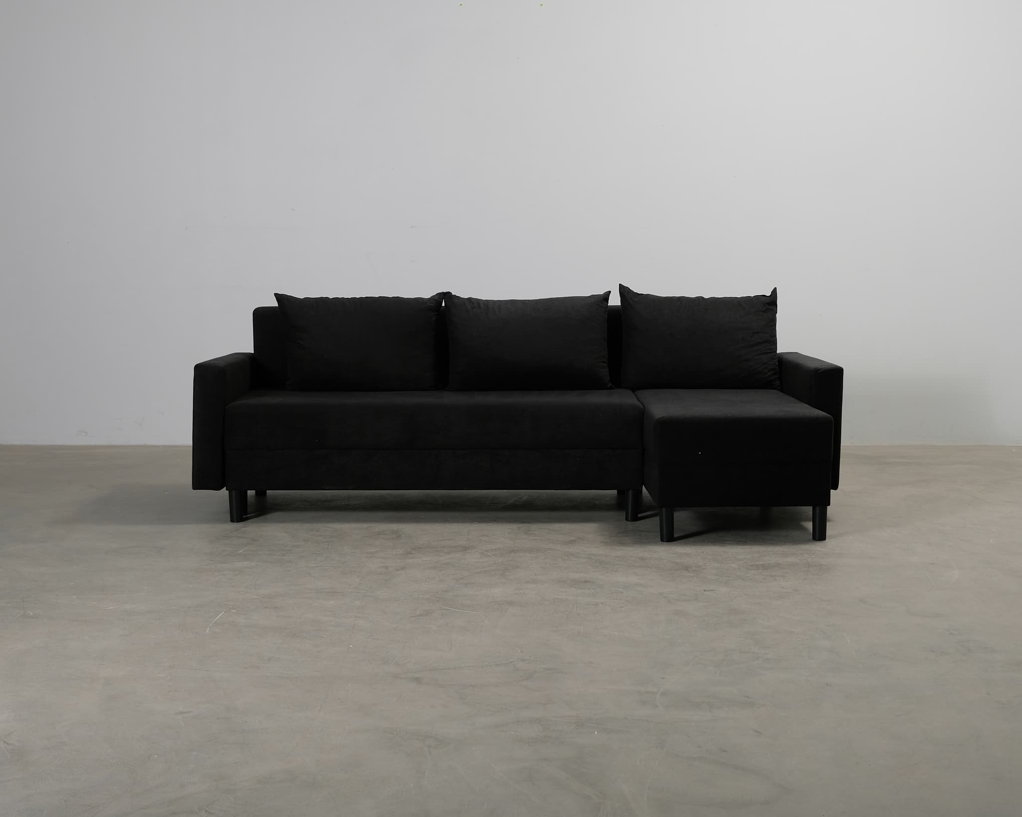 Summerhill 3-sits bäddsoffa svart