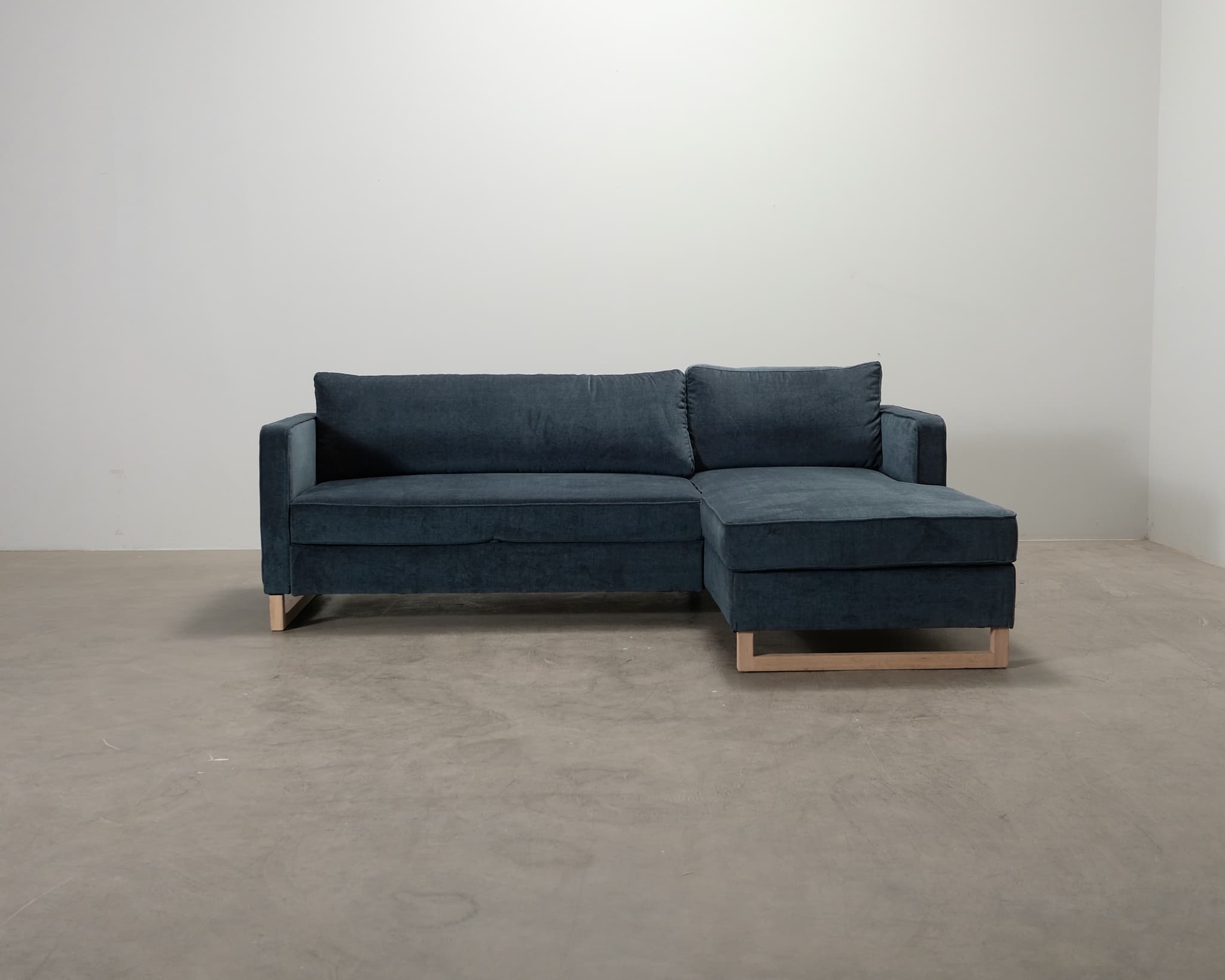 Sofacompany Madison 3-sits bäddsoffa med divan blå