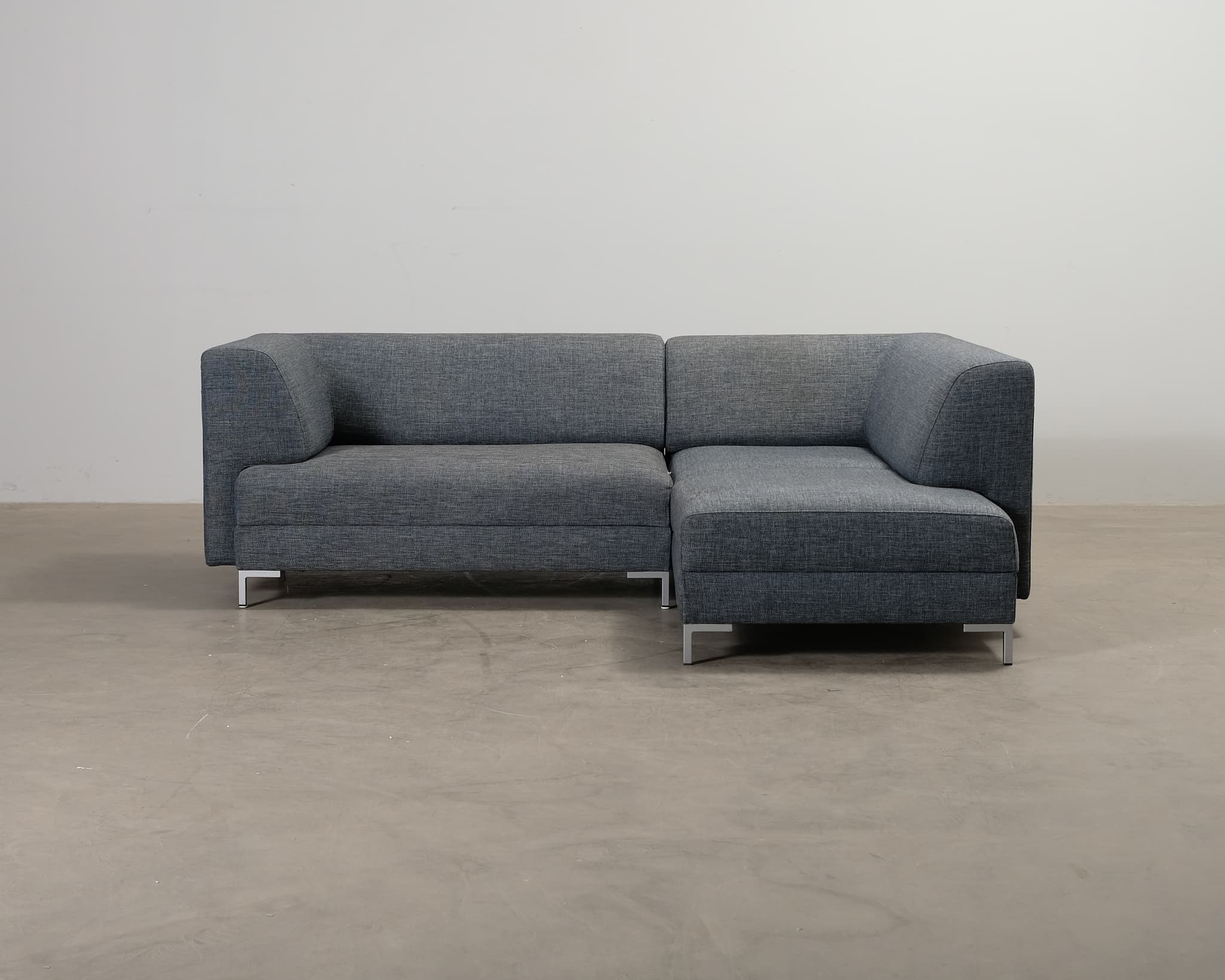 Interface 2-sits hörnsoffa med divan grå