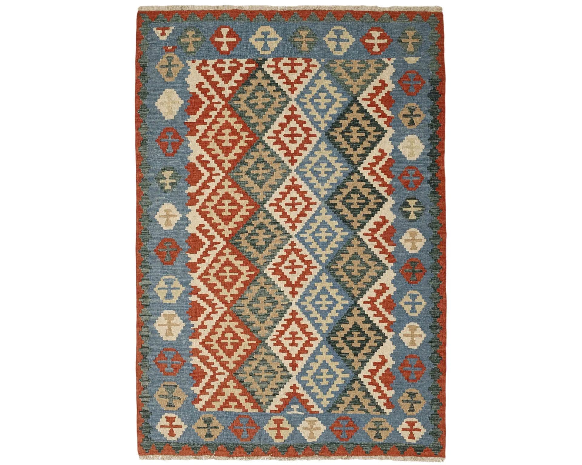 Rezas orientalisk x Kelim matta 168 x 241 cm