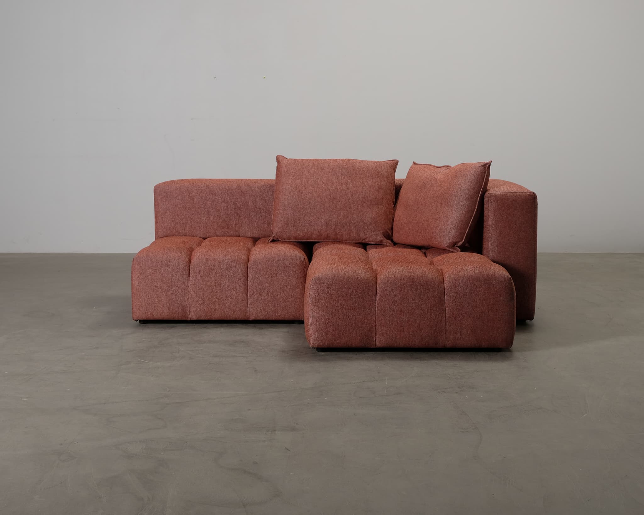CXL by Christian Lacroix Lorella 2,5-sits hörnsoffa terracotta