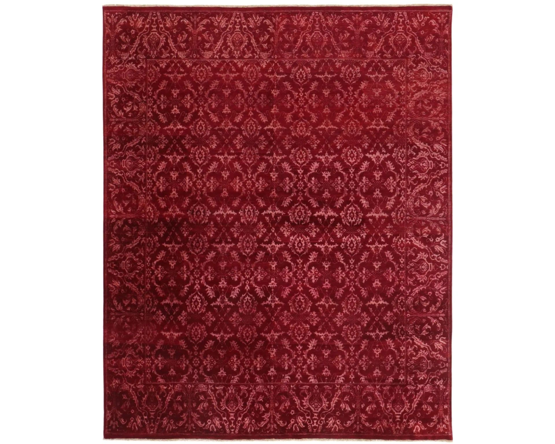 Rezas orientalisk x Damask matta Röd 241 x 298 cm