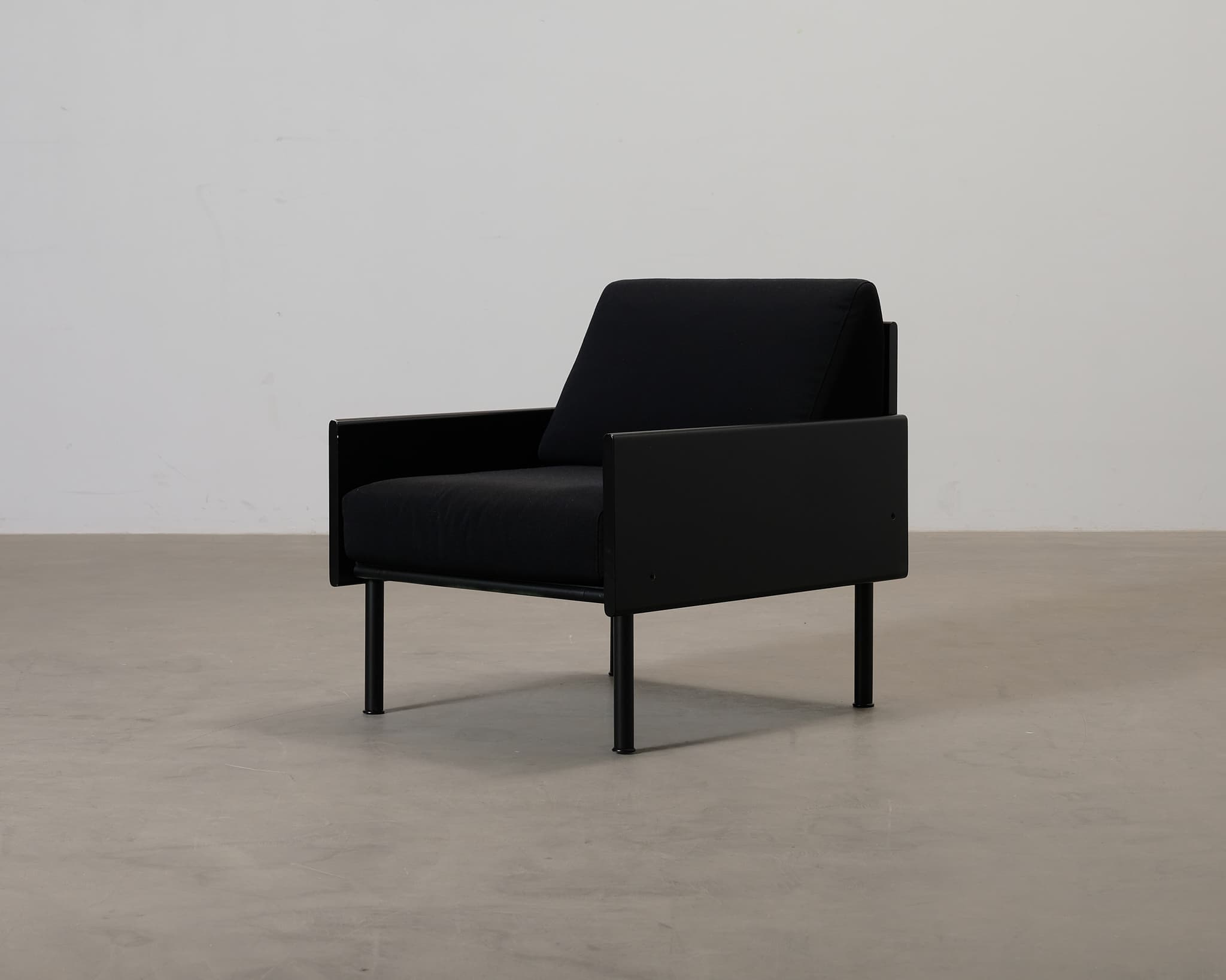 Yrjö Kukkapuro Ateljee fåtölj svart