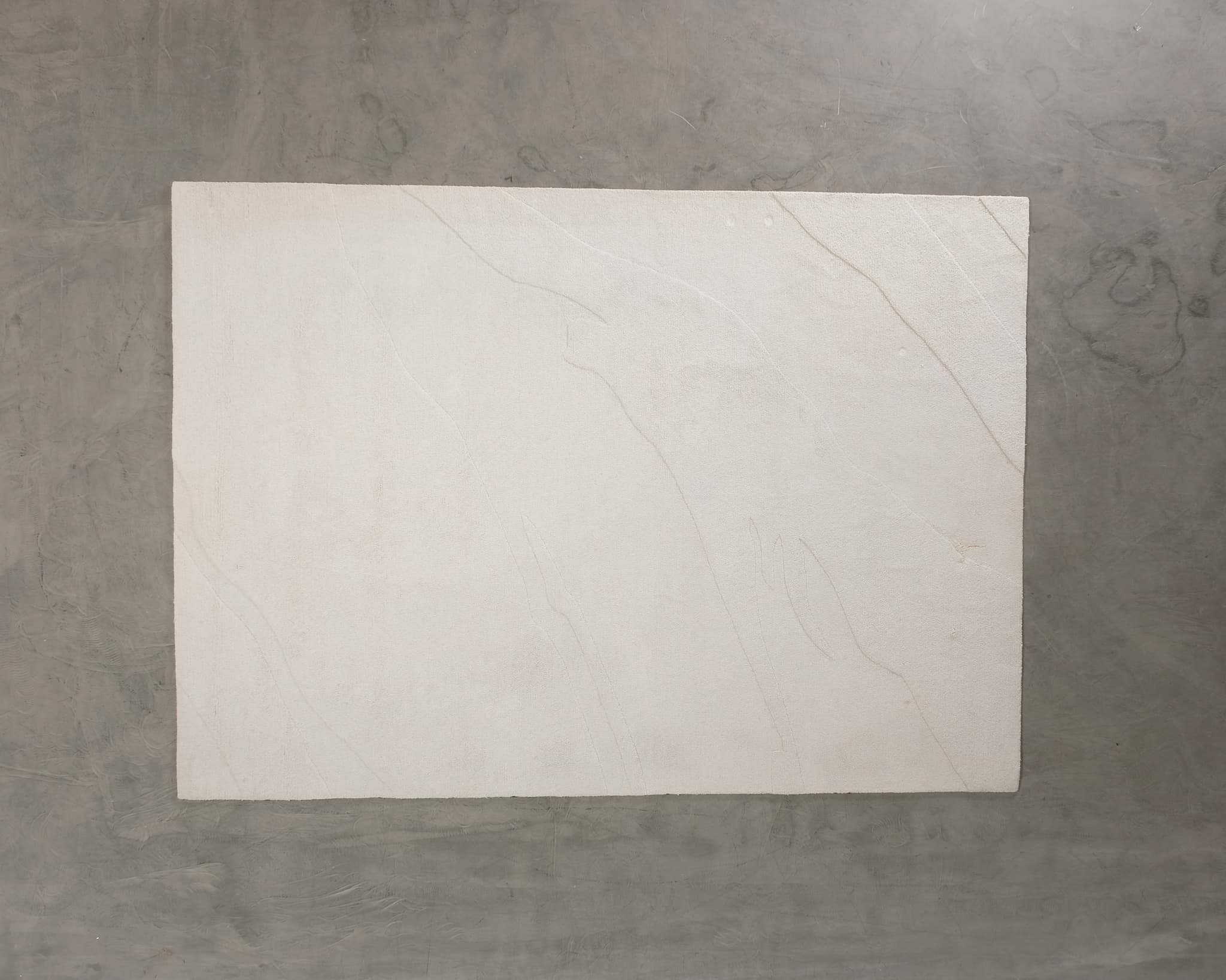 Layered Nami ullmatta vit 250 x 350 cm