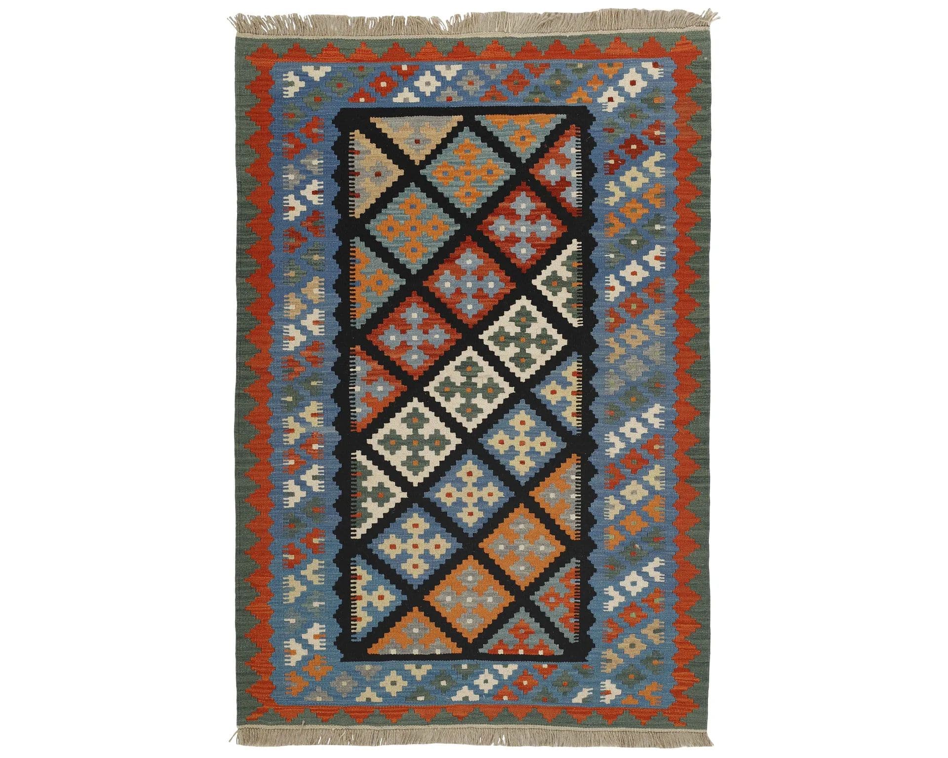 Rezas orientalisk x Kelim matta 121 x 179 cm
