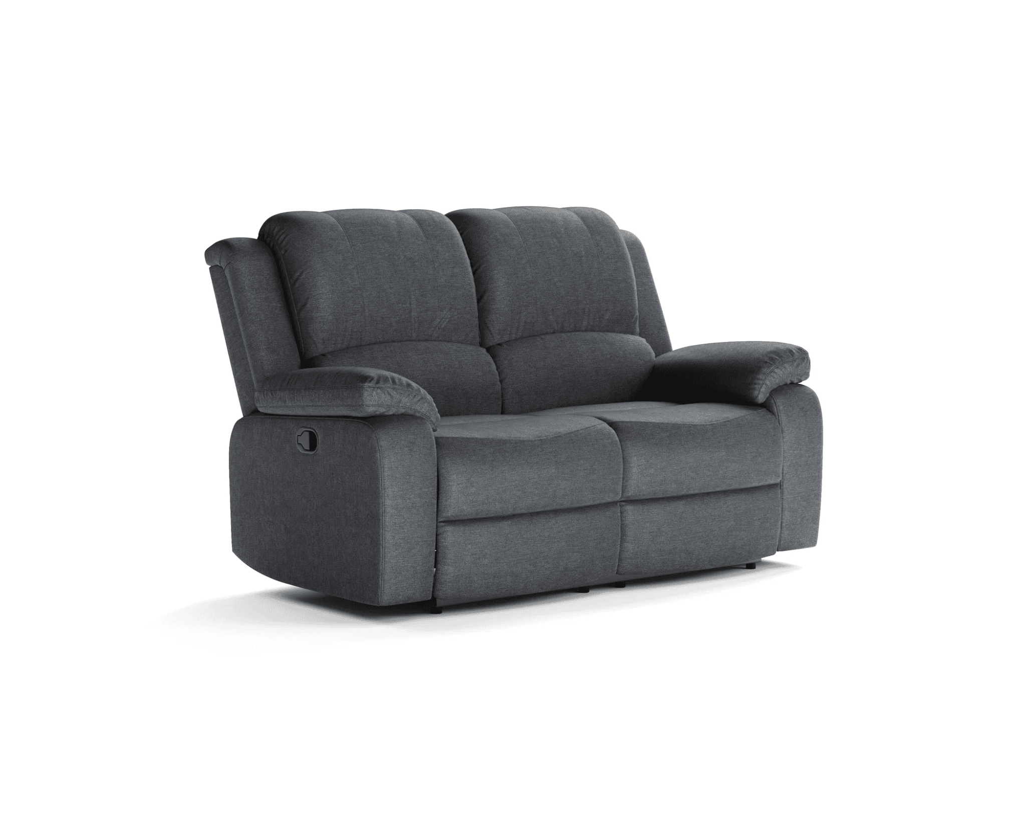 Norbo 2-sits reclinersoffa konstläder grå