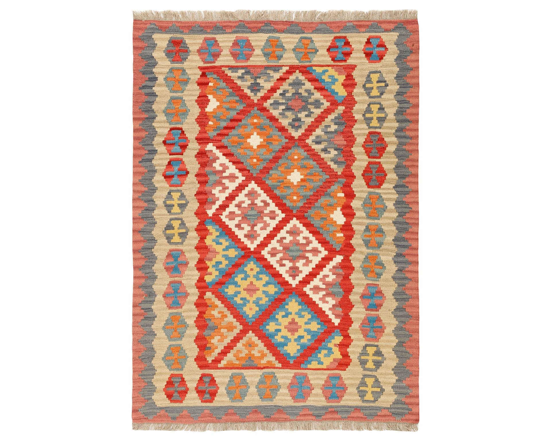 Rezas orientalisk x Kelim matta 122 x 173 cm