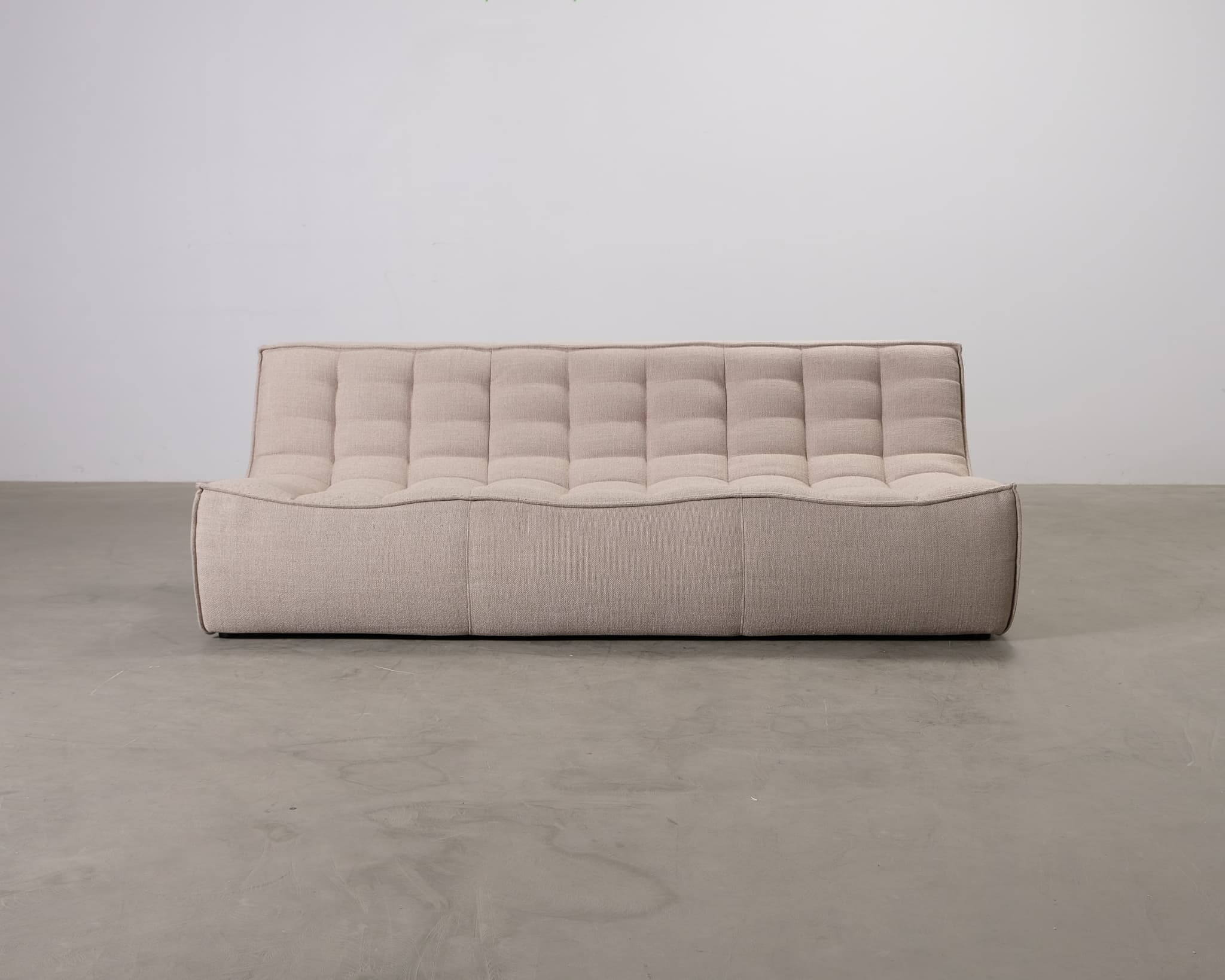Ethnicraft N701 3-sits soffa beige
