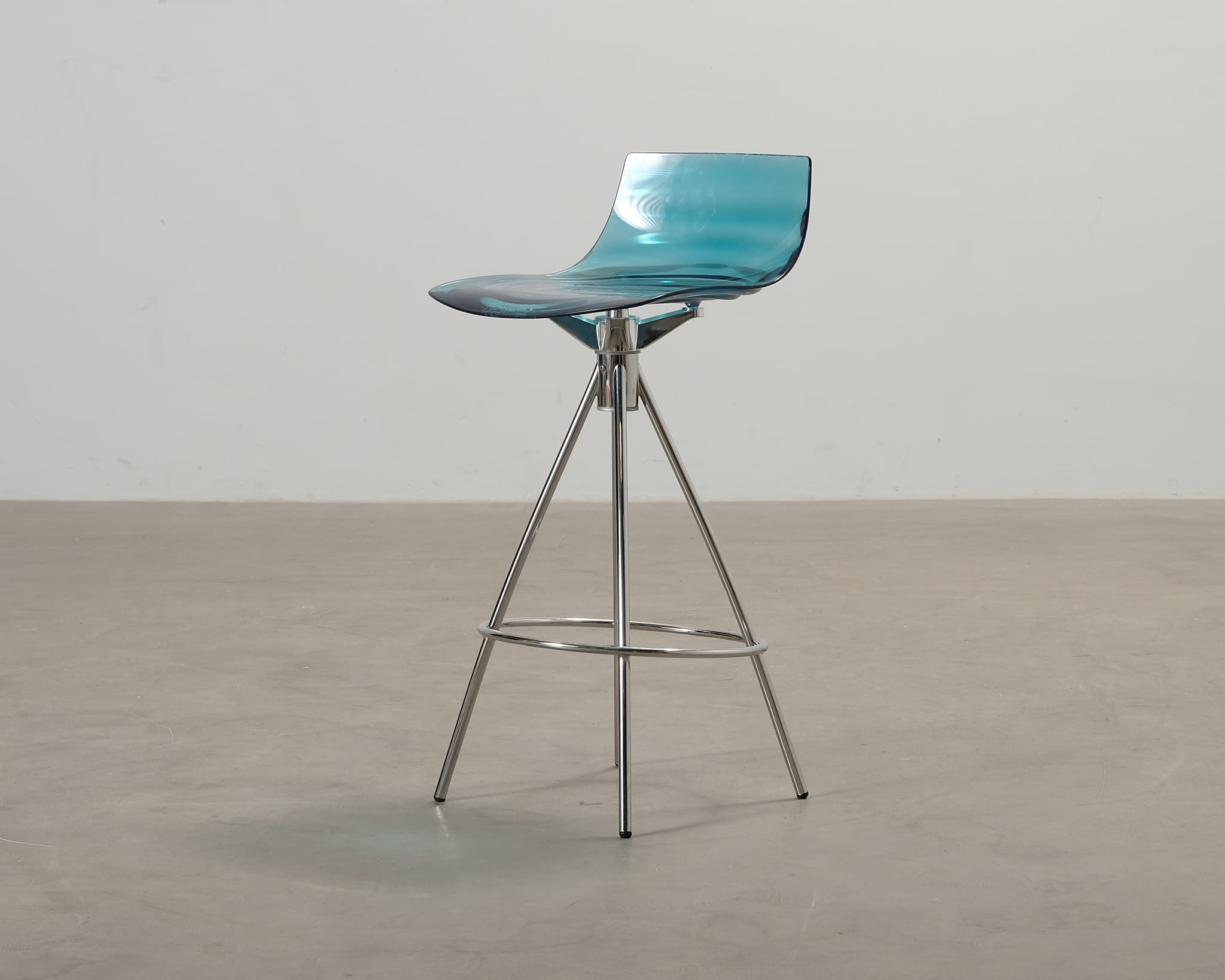 Calligaris L’eau barstol blå