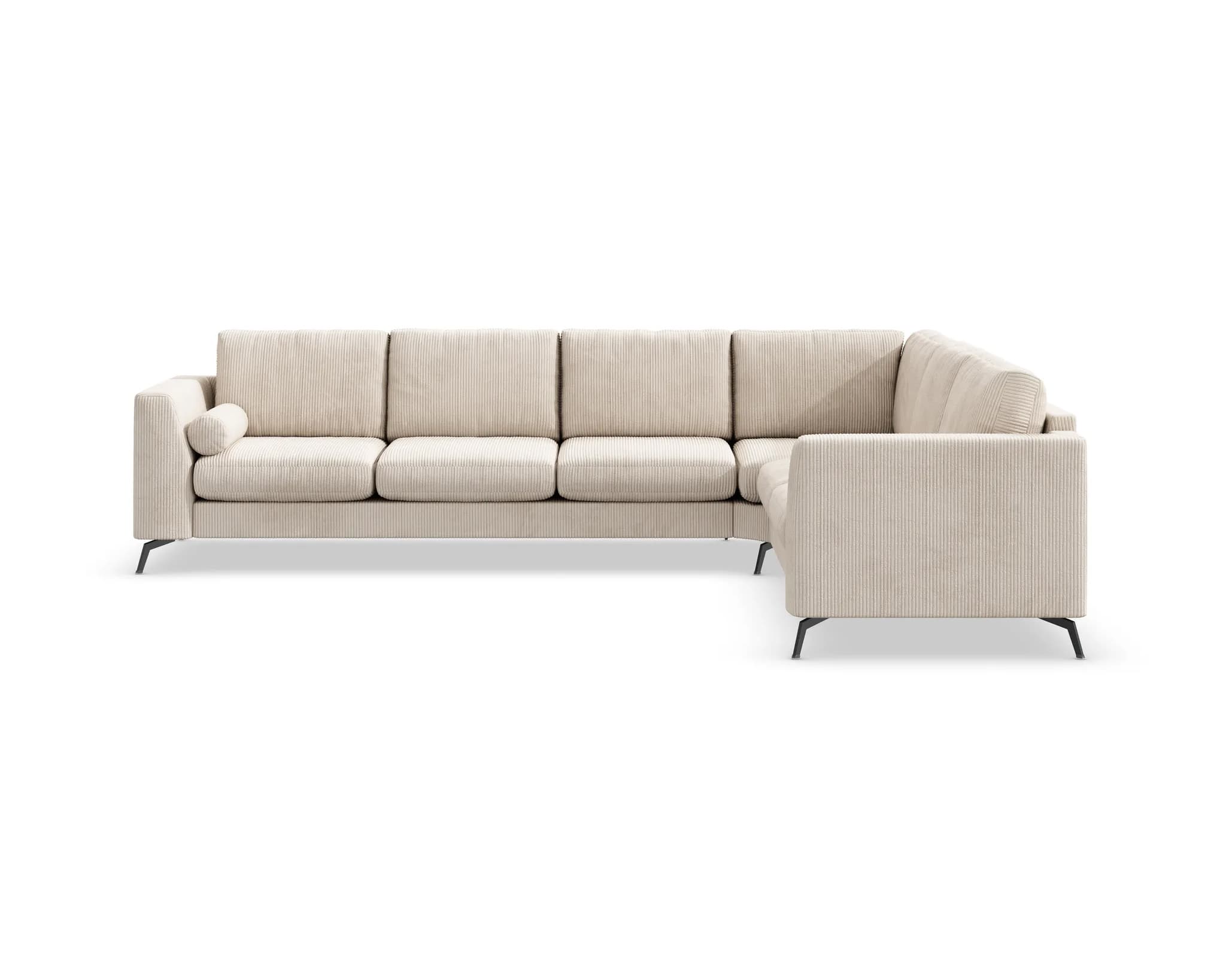 Ocean Lyx U-soffa med fotpall beige