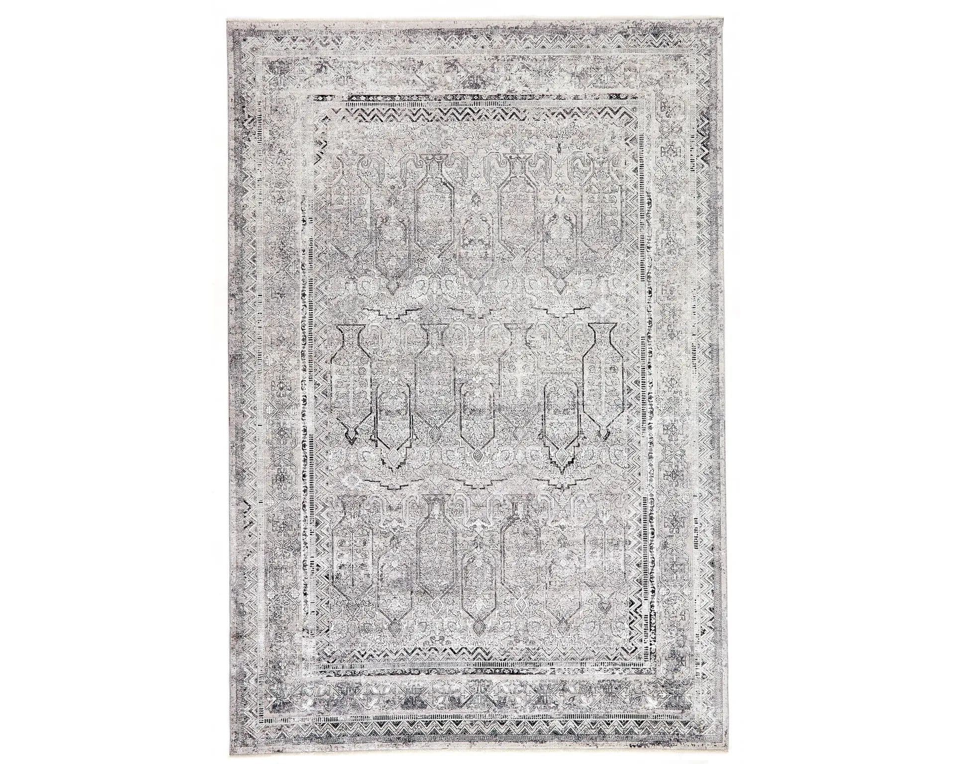 Rezas orientalisk x Abstract matta grå 200 x 300 cm