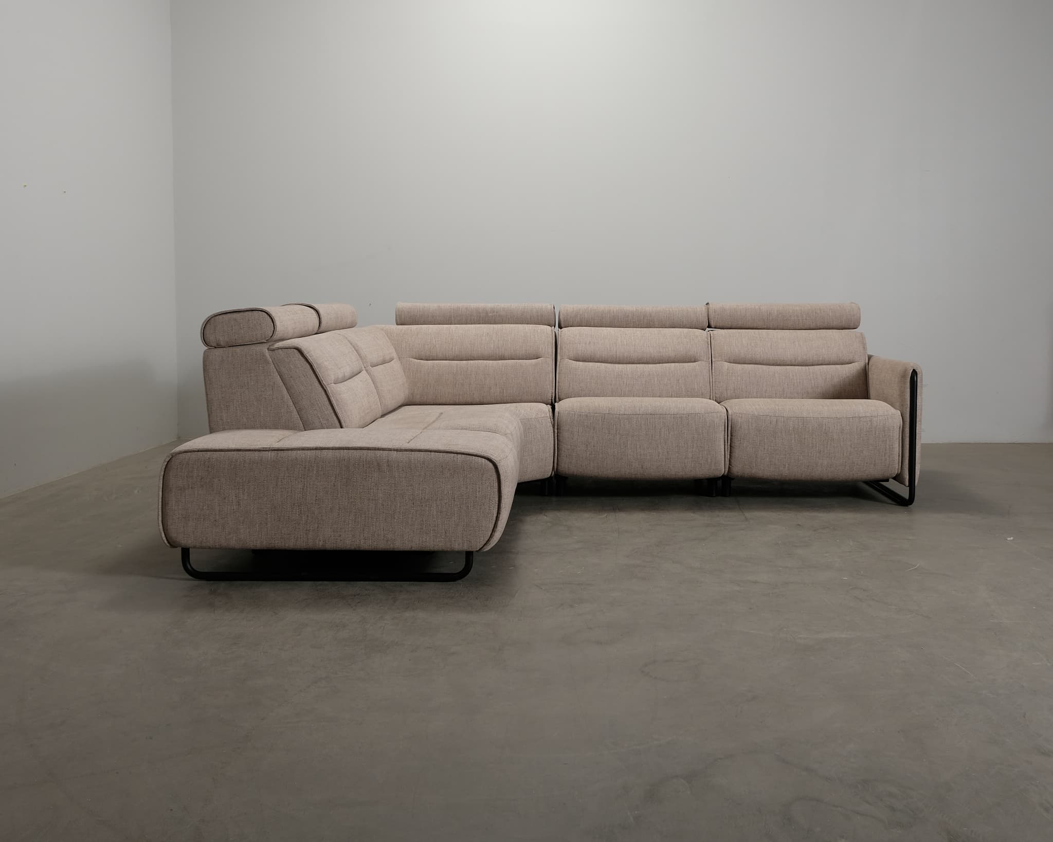 Stessless Emily 4-sits mekanismsoffa beige