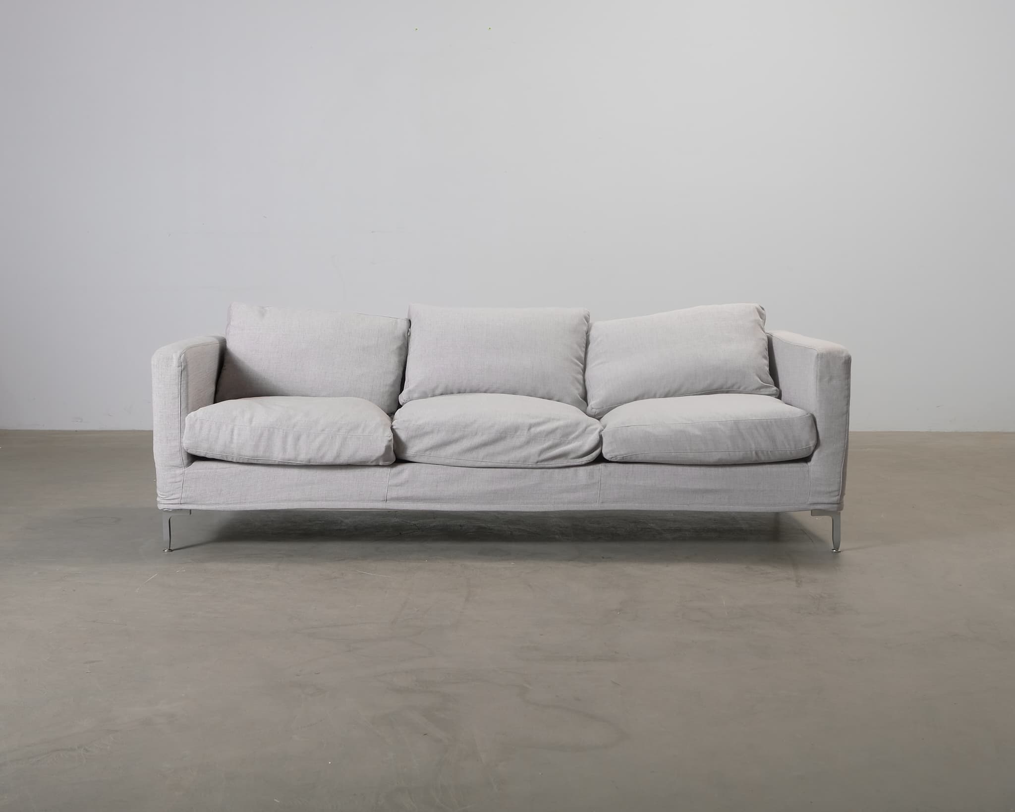 Fogia Alex 3-sits soffa grå
