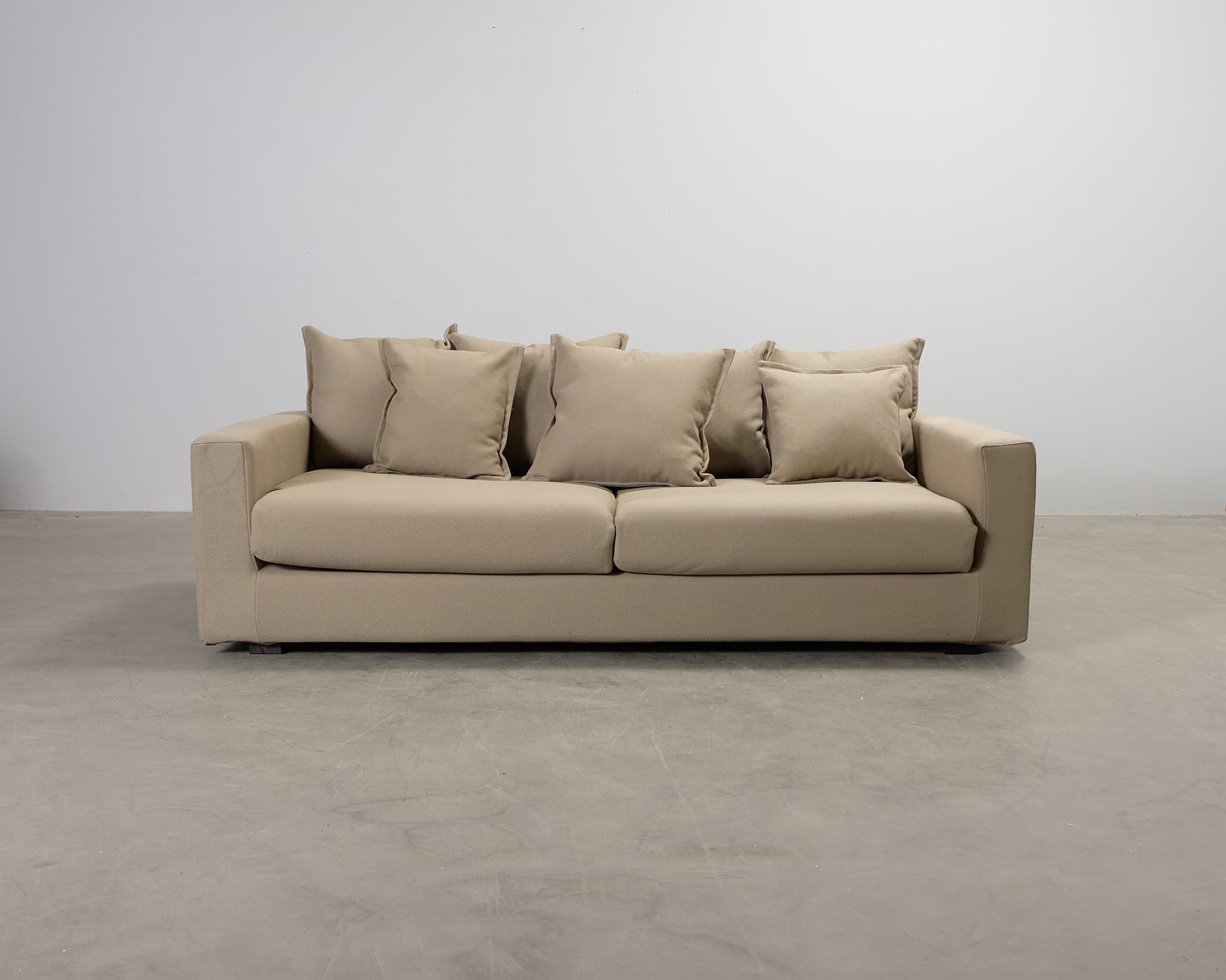 Take Two by Mjuk Idris 3-sits soffa med utbytbar klädsel blå & beige