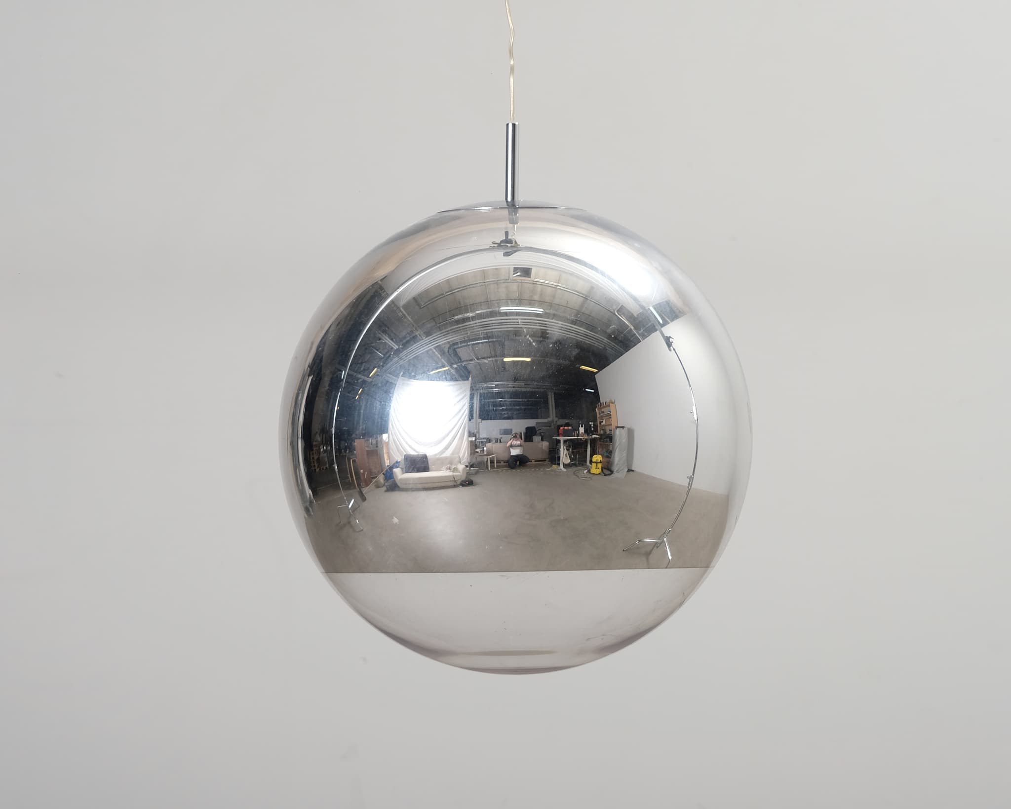 Tom Dixon Mirror Ball pendellampa krom