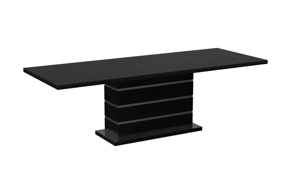 Ratliff utdragbart matbord 180-220 cm svart